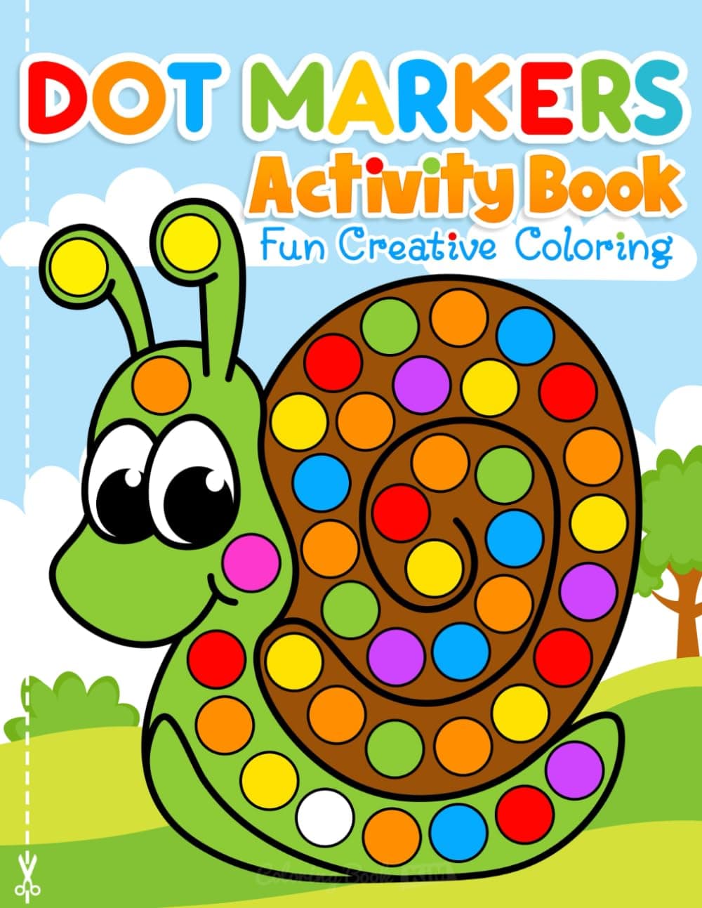 Dot Markers Activity Book Fun Creative Coloring