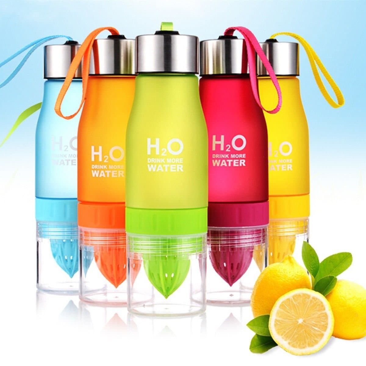 icase4u 800ML Fruit Fuzer Infusing Infuser Water Bottle Sport Health Juice Maker