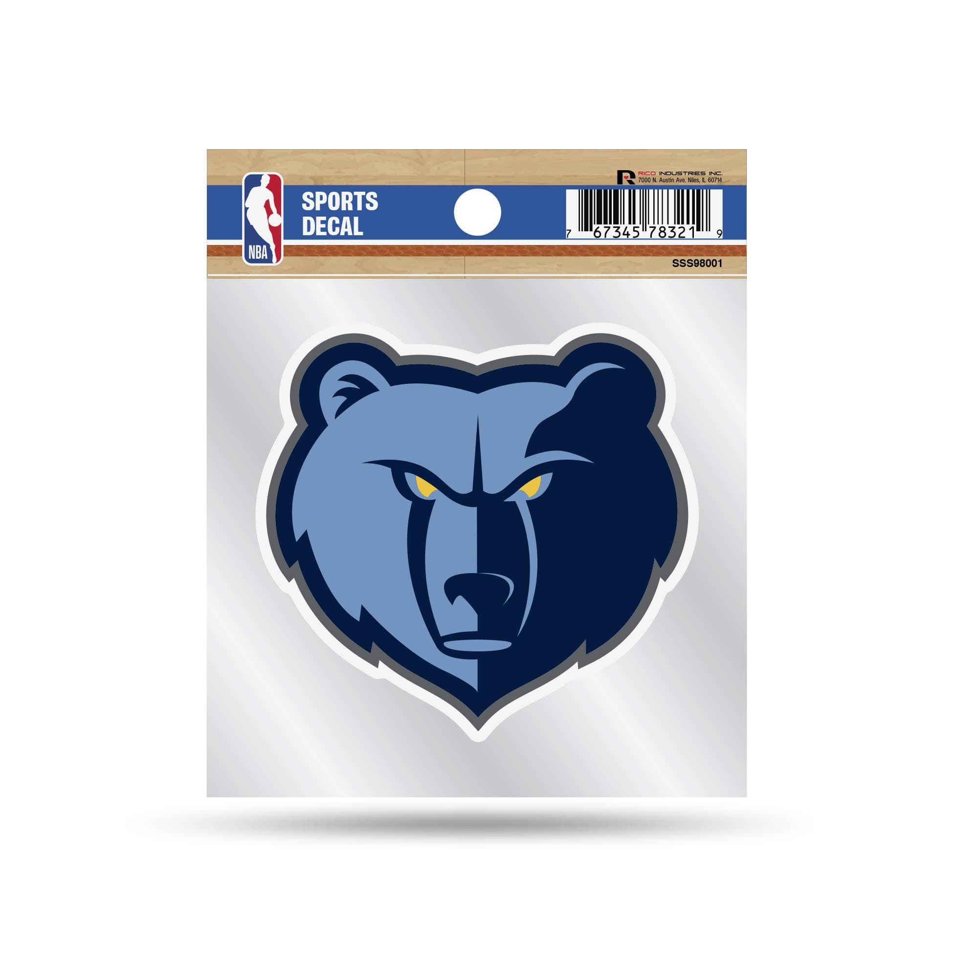 Rico Industries NBA Basketball Denver Nuggets 4"x4" Small Style Decal