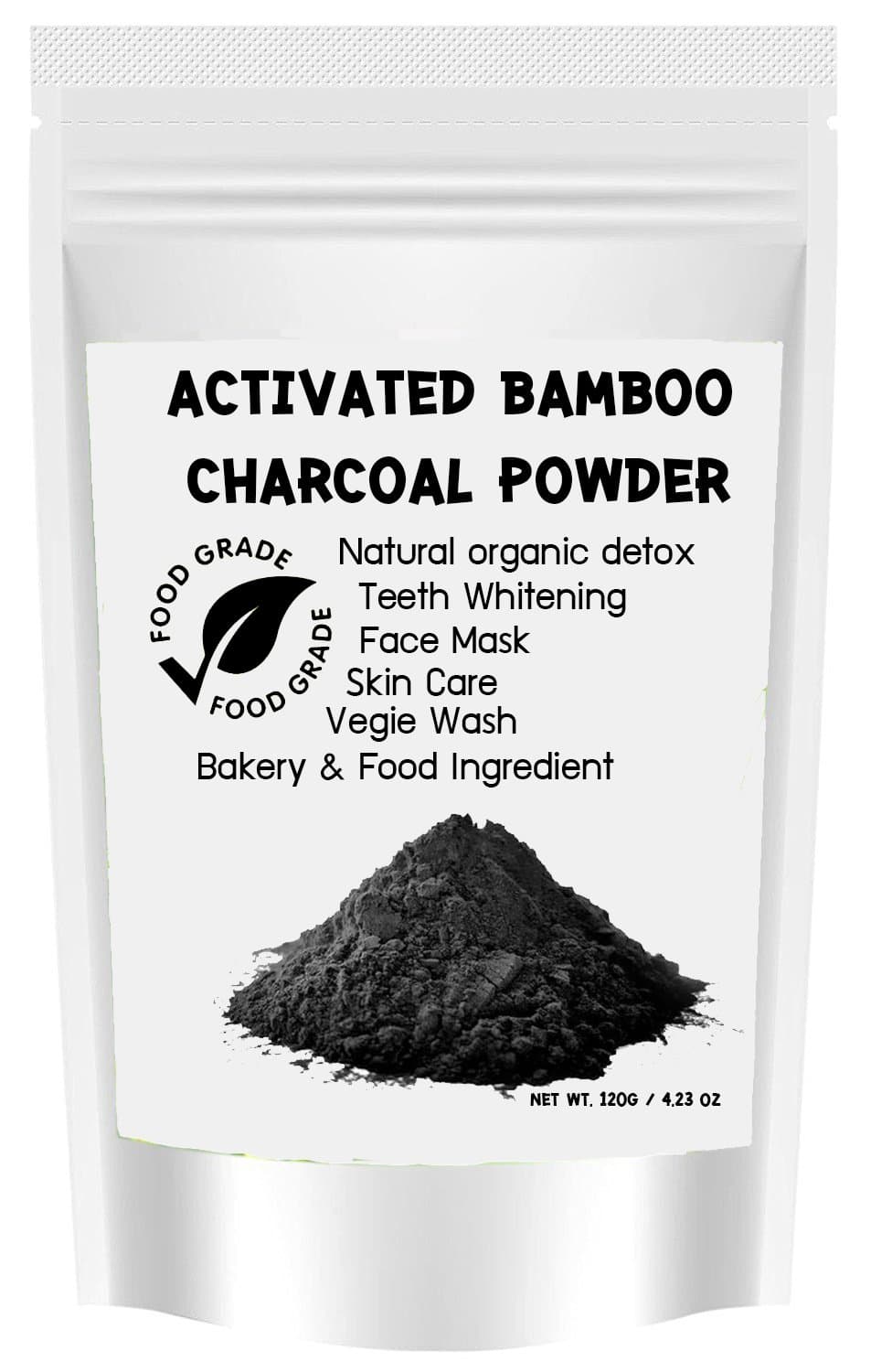 Freshyware Bakery Ingredient and Craft Supplies Organic Activated Bamboo Charcoal Powder Food Grade 4.23oz
