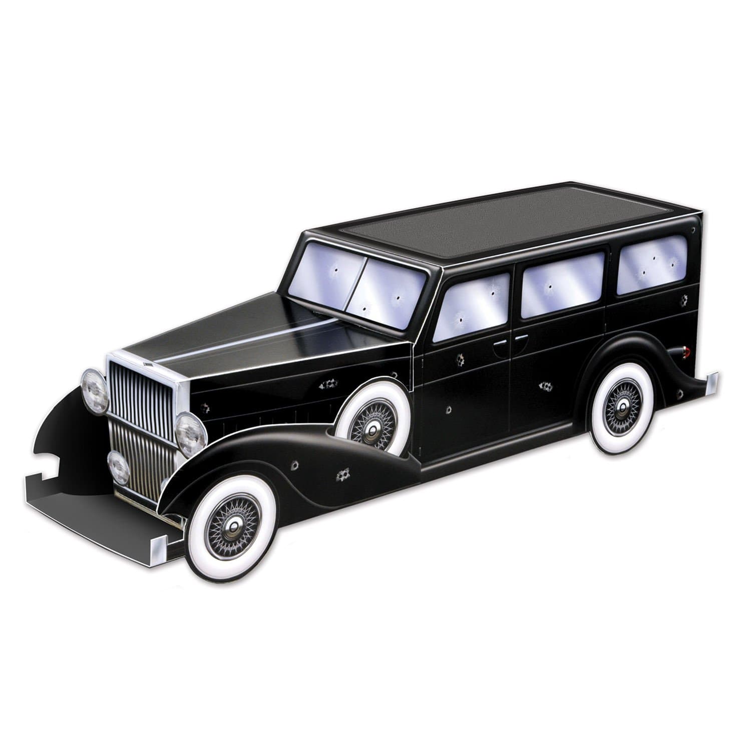 Beistle 54466 Gangster Car Centerpiece, 12"