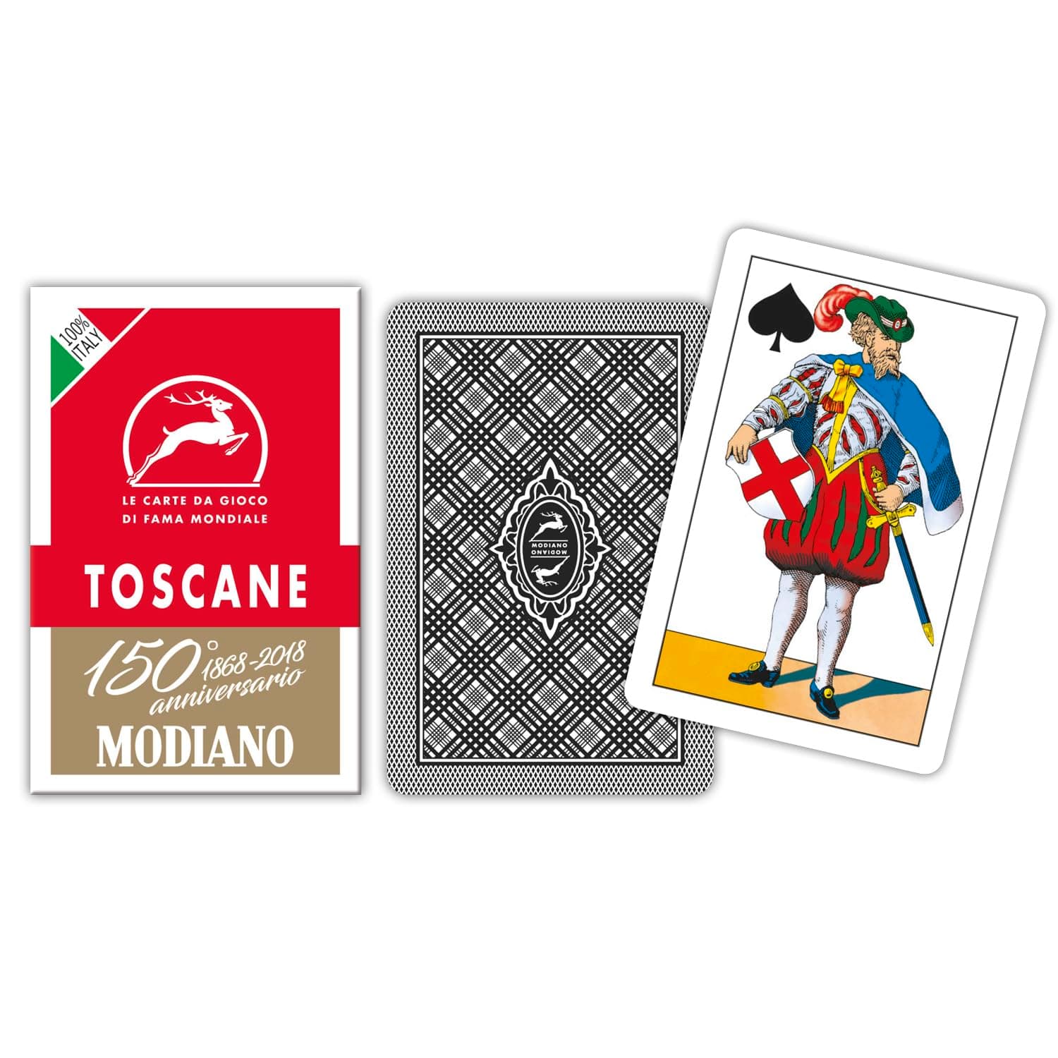 Modiano Toscane regional playing cards 150th anniversary