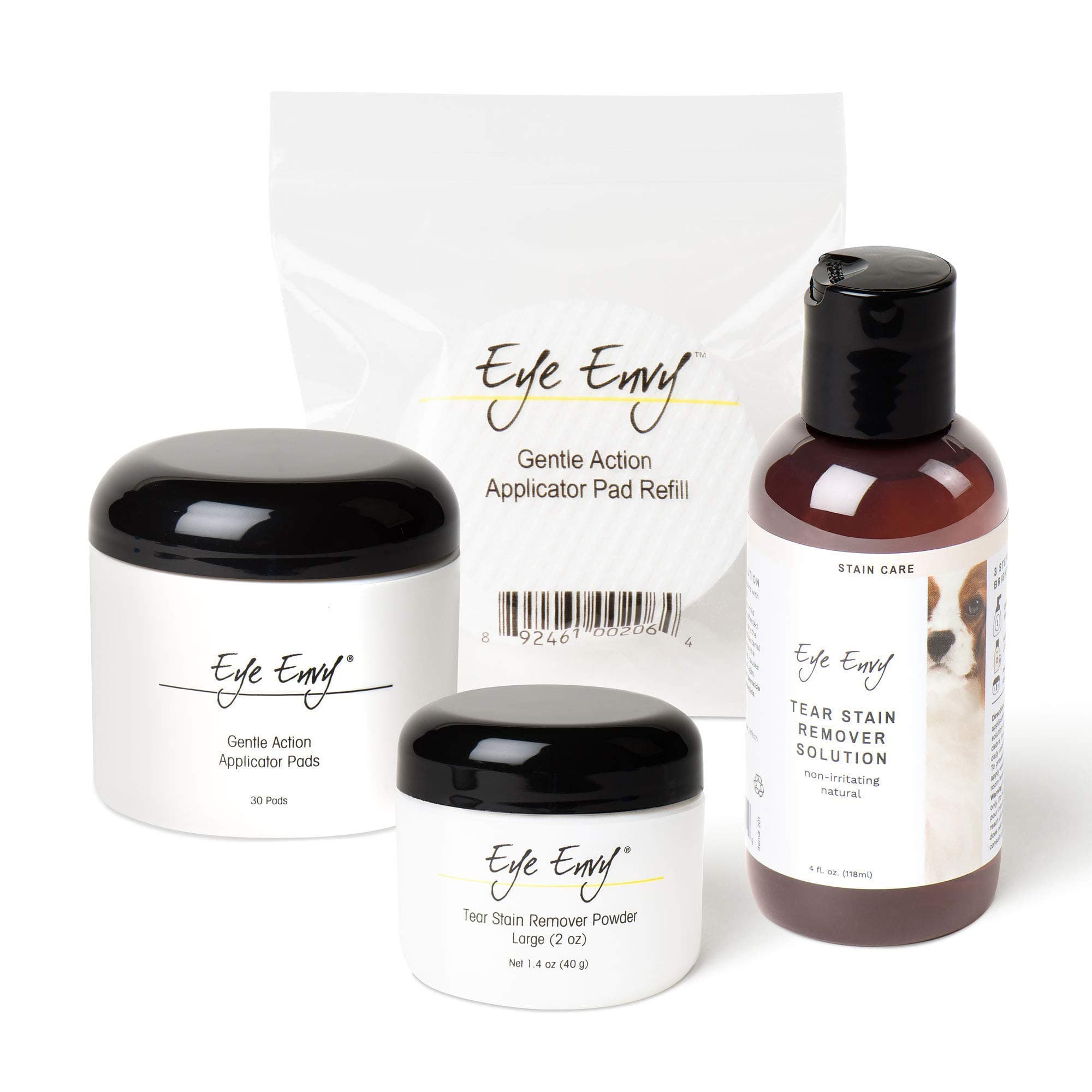 Eye Envy Dog Tear Stain Remover Starter Kit | Tear Stain Essentials in One Kit | 2-Step System