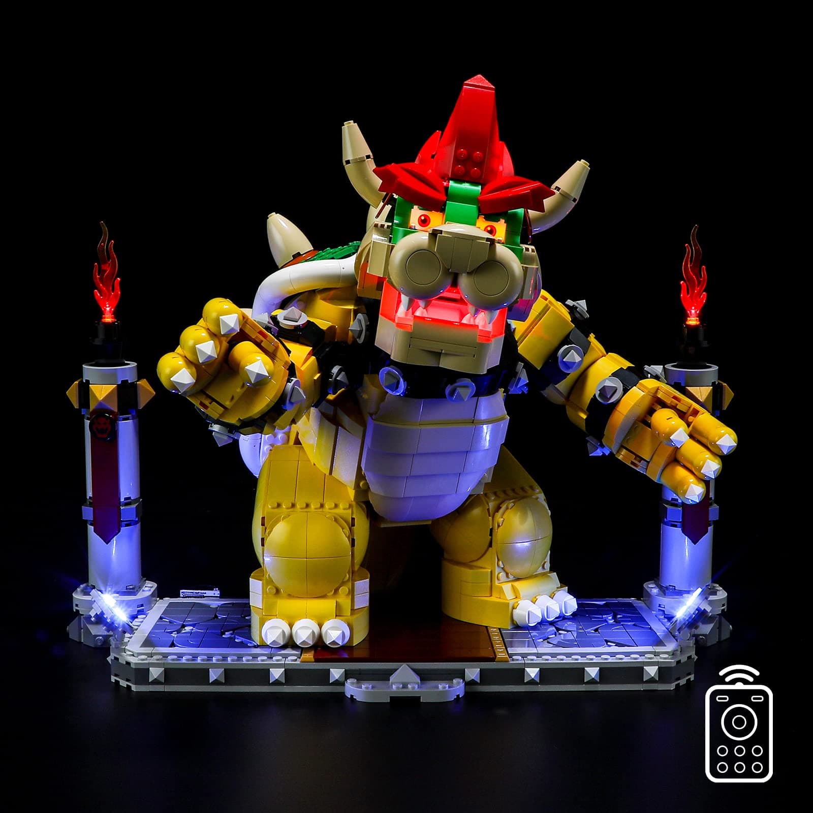Led Lighting Kit for LEGO-71411 The Mighty Bowser - Compatible with Lego Super Mario Building Blocks Model- Not Include Lego Set