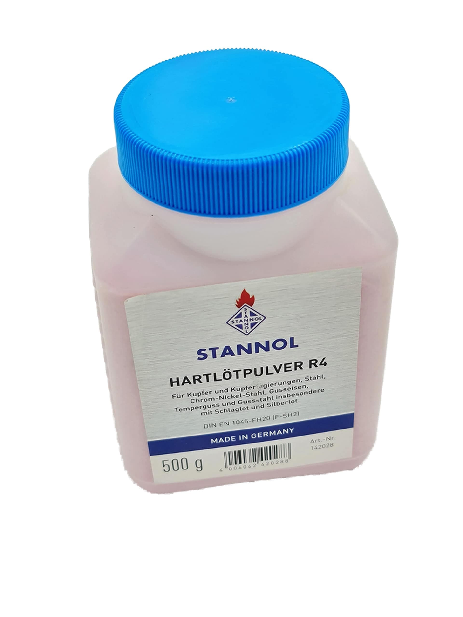 Stannol Brazing Powder 500g - R4-142028, Brazing Powder for brazing copper and copper-nickel alloys, brass, nickel silver, steel, cast iron, gunmetal and galvanized sheet steel - Made in Germany
