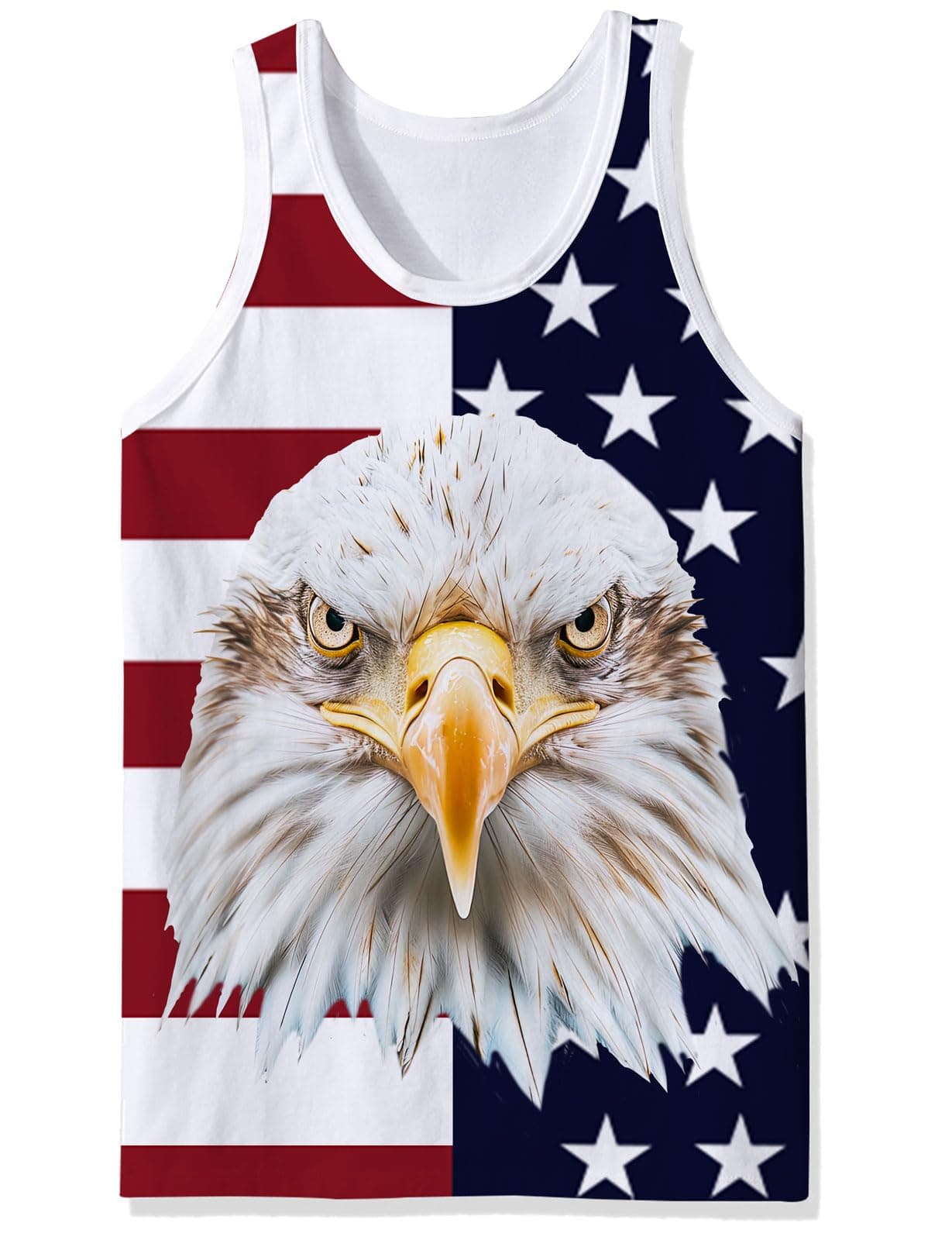 Mens 3D Tank Top Novelty Graphic Breathable Quick Dry Sleeveless Beach Shirt S-4XL