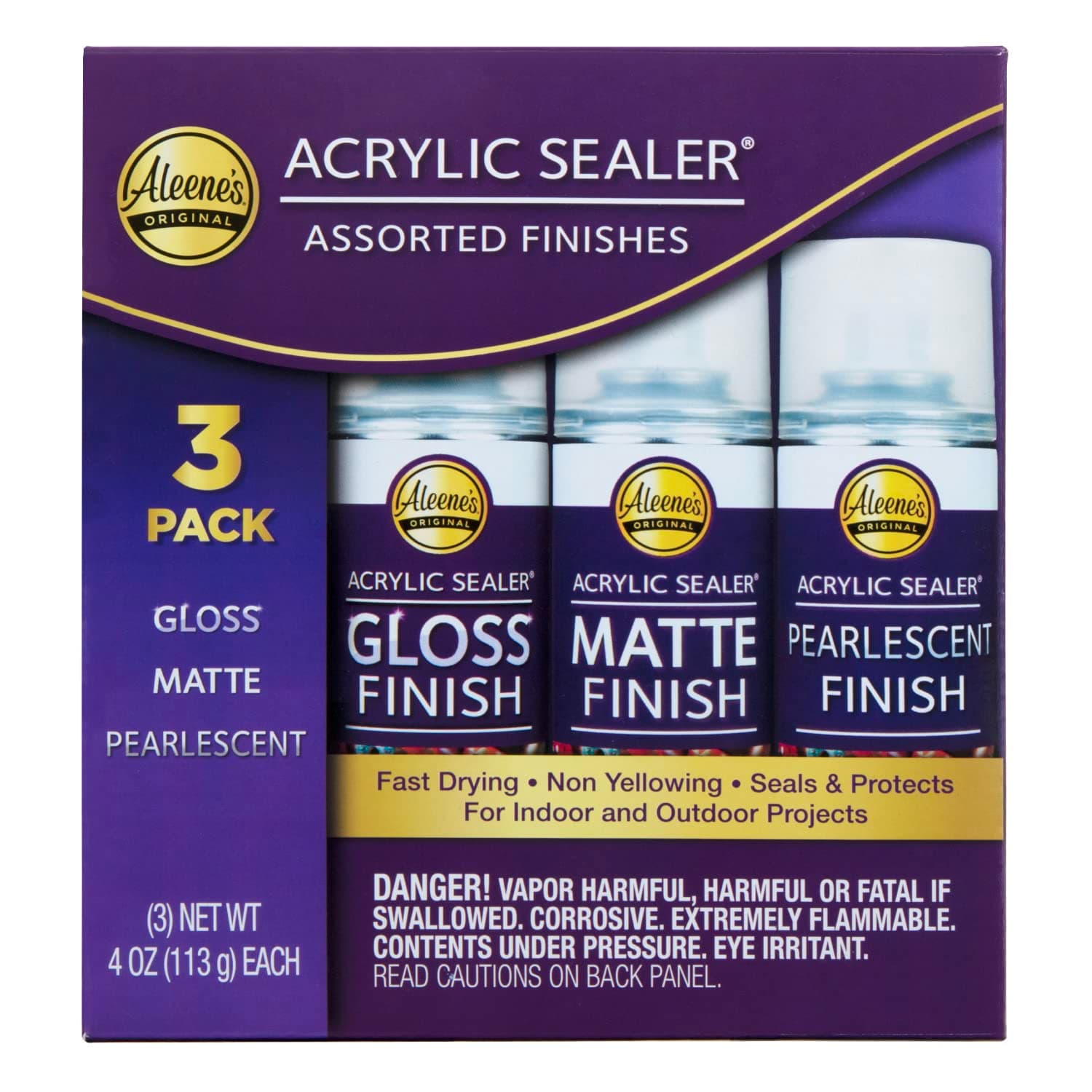 Aleene's Spray Acrylic Sealer 4 oz. 3 Pack (47203)
