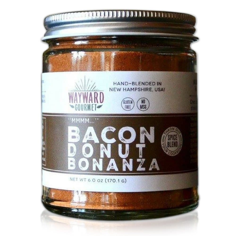 Wayward Gourmet - Bacon Donut Bonanza Rub & Seasoning - Smoky Cocoa Spice Blend for Baking