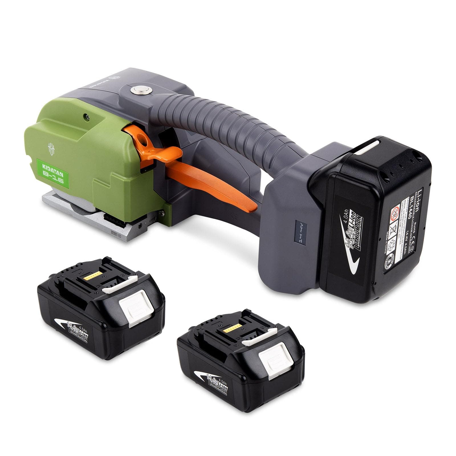 GOYOJO Electric Strapping Machine Battery-Powered Baler for PP/PET Strap 9-16mm 60-3200N Weld/Pack/Cut for Packaging/Shipping/Storage Up to 700 Belts/Charge for Electric Banding/Automatic Strapping