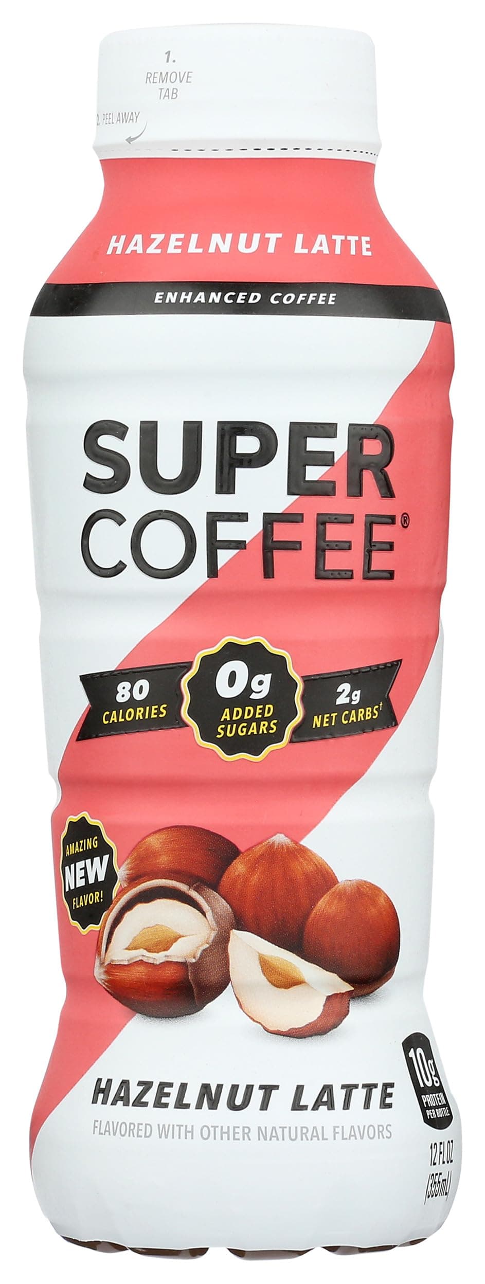 Kitu, Super Coffee Protein MCT Oil Hazelnut, 12 Fl Oz