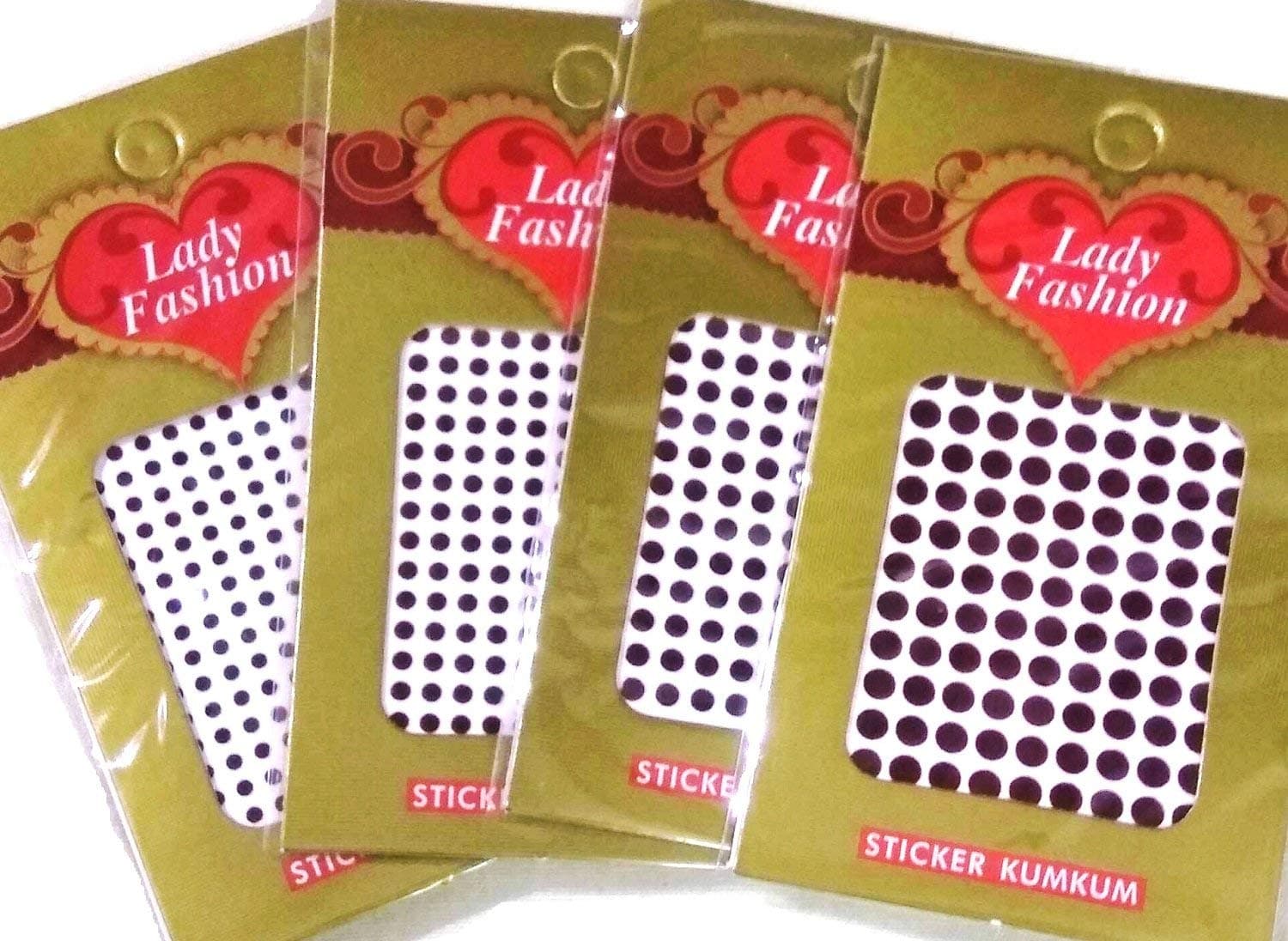 Ma Gayatri Traders Women's Maroon Bindis Round Shape Velvet Small Bindi