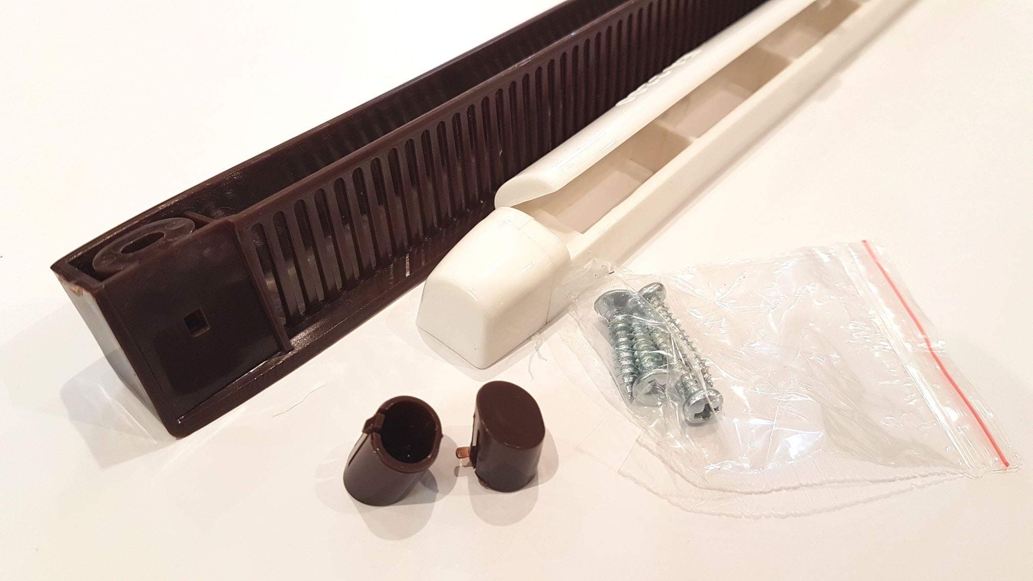 SavorsUK Premium Window Trickle Slot Air Vent Brown & White for UPVC & Timber Windows - 263mm … (5)
