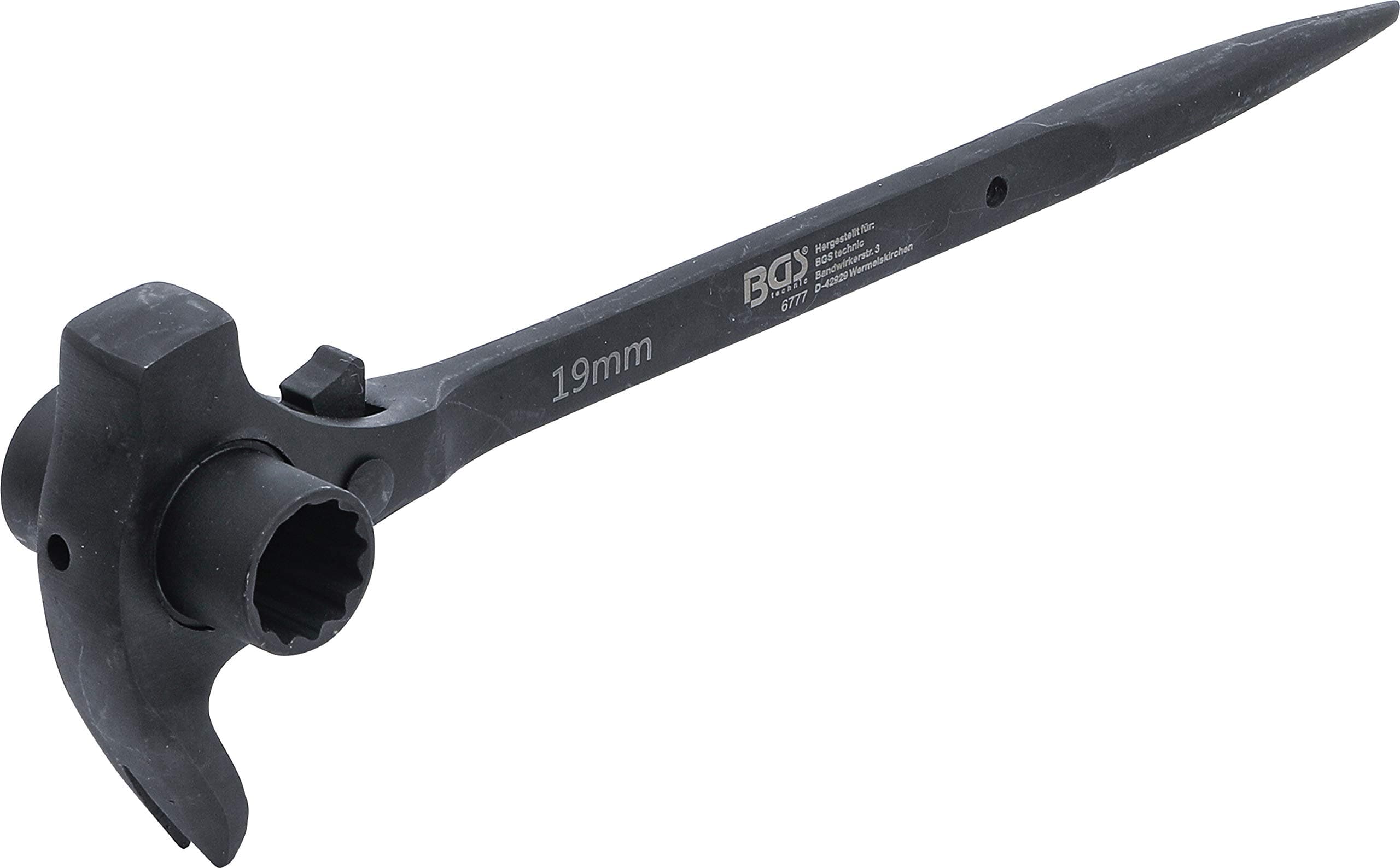 BGS 6777 | Scaffolding Ratchet | 4-in-1 | 19 x 22 mm