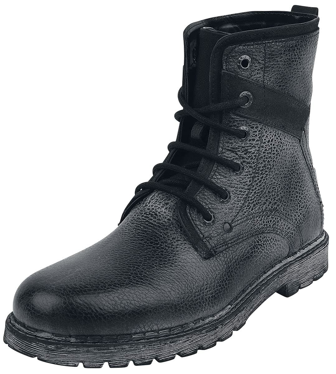 Black Premium by EMP Road Man Men Biker Boot Black EU46, Leather, Regular