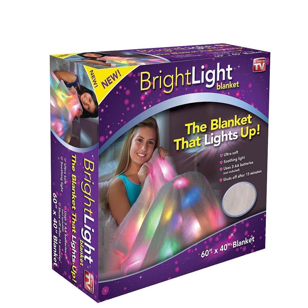 Bright Light Blanket - The Blanket that Lights Up - As seen on TV (matches light up pillow, sold separately)