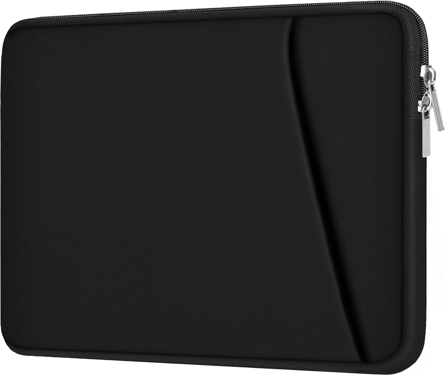 Laptop Sleeve, Durable Briefcase Shockproof Protective Case, Handbags Portable Laptop Bag for 15.6 inch HP Dell Asus Lenovo Notebook Computer with Front Pocket, Black