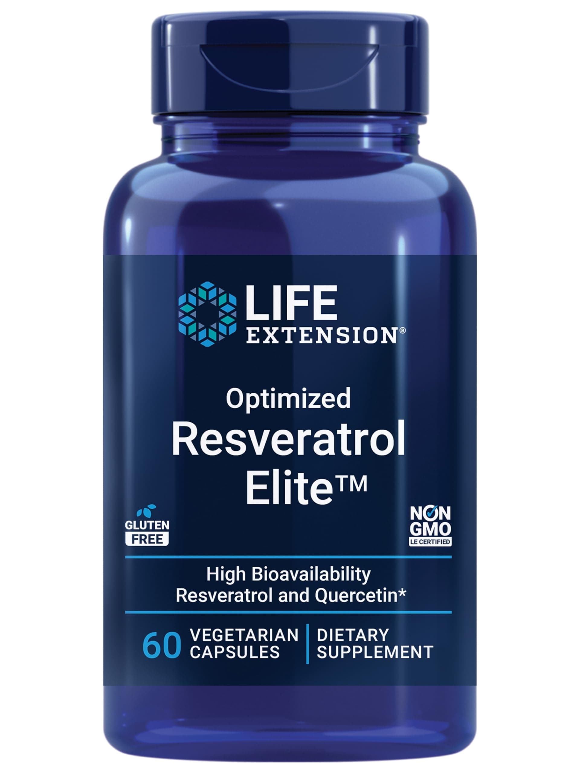 Life Extension - Optimized Resveratrol 250 Mg. 60 Vegetarian Capsules 84247