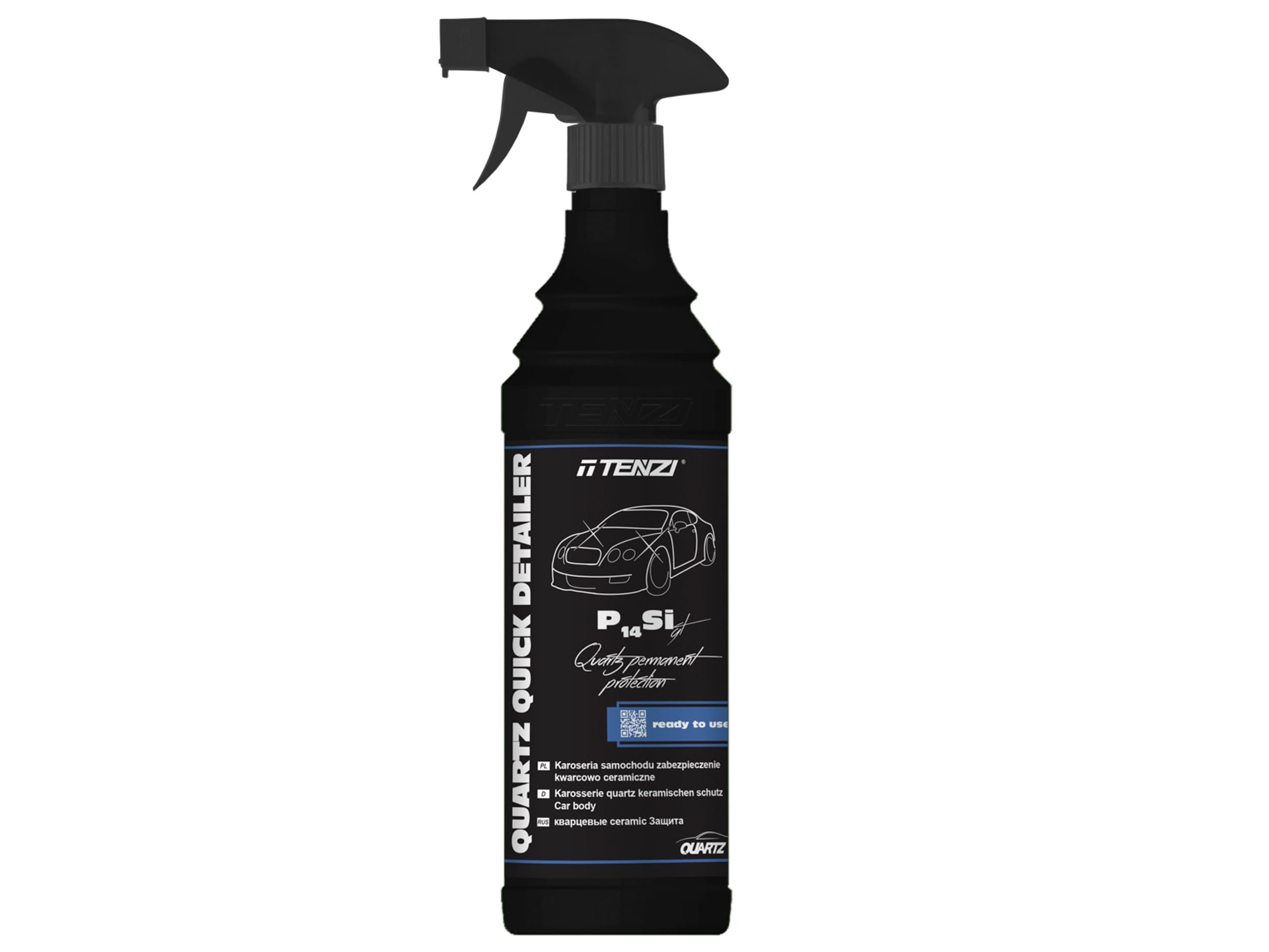 Tenzi P14SI Quartz Quick Detailer Quartz Permanent Protection Car Body and Paintwork Protector Hydrophobic Quartz-Ceramic Coating Monomer Formula 1 Litre