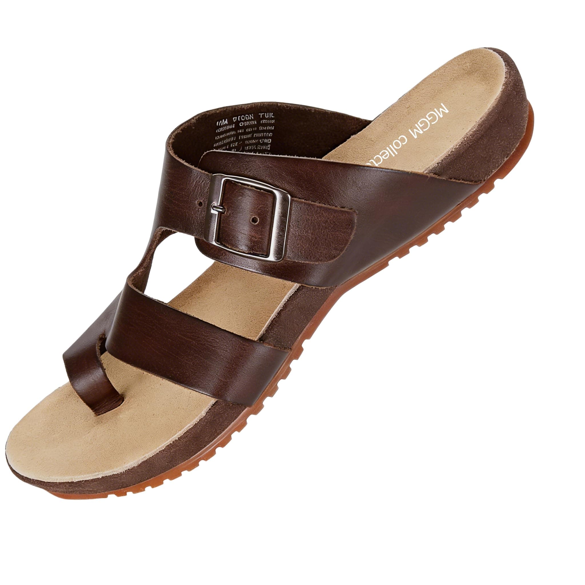 Mens Cow Leather Flip Flops Sandals