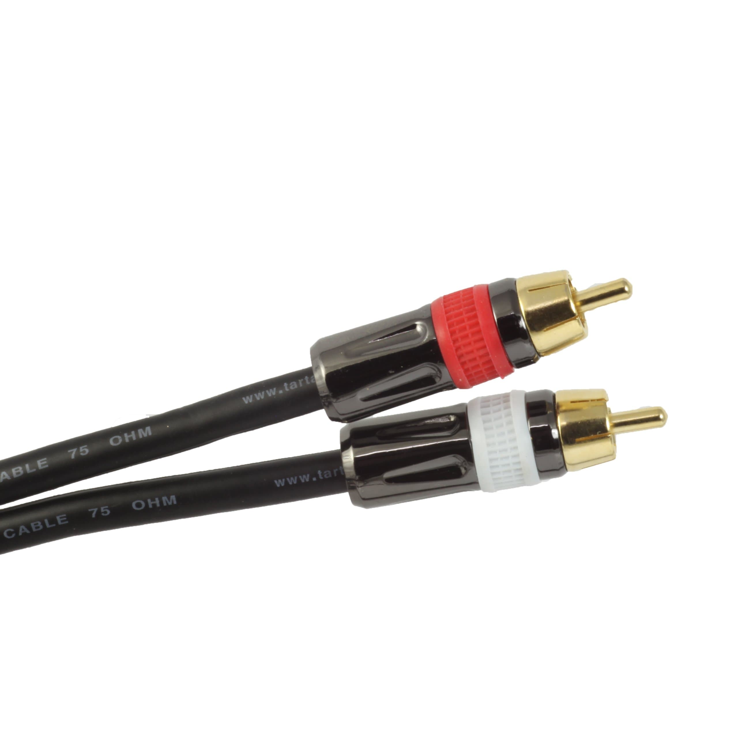 35 Foot Stereo Audio Cables, Tartan Cable Brand