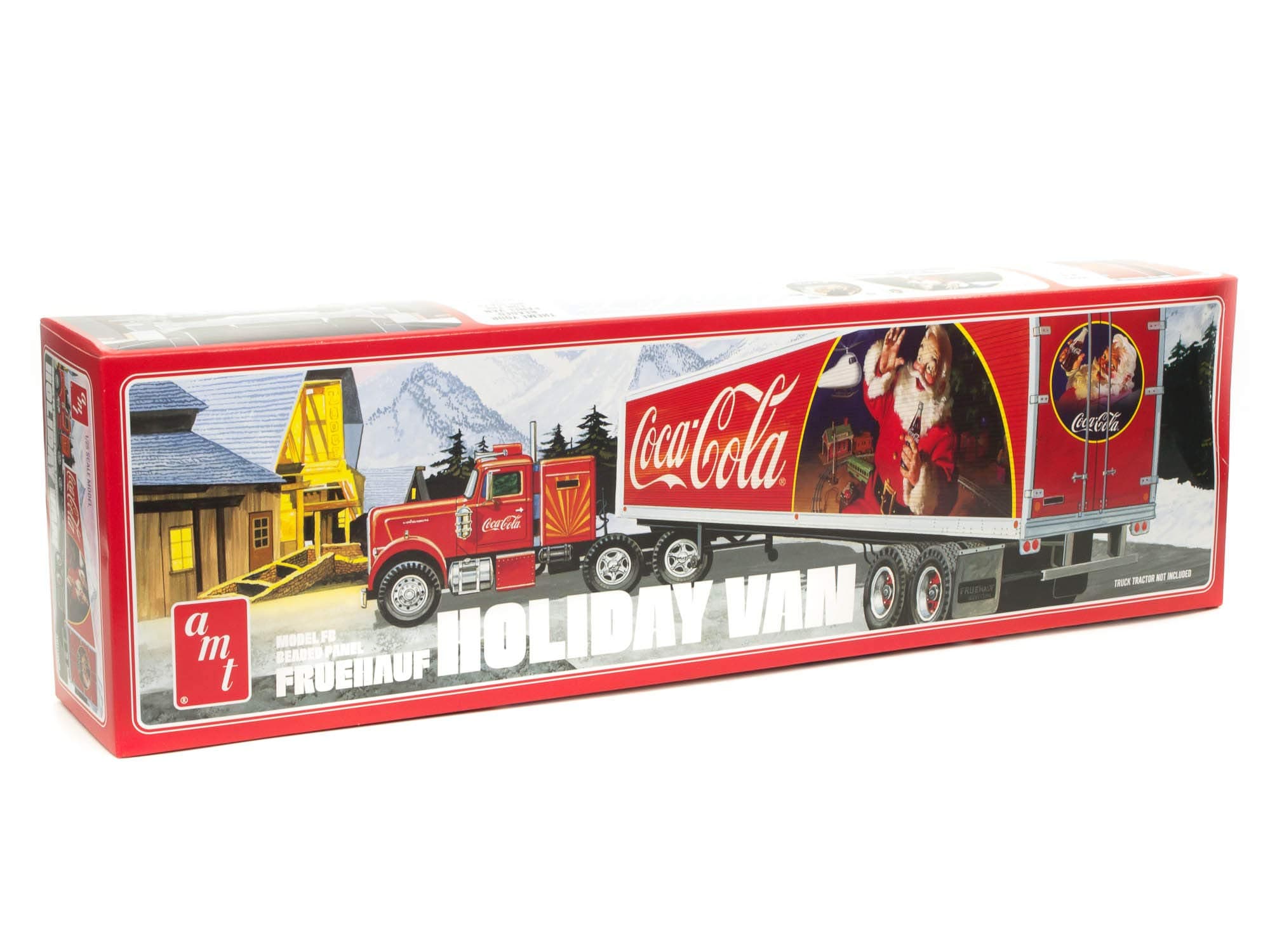 AMT Fruehauf Holiday Hauler Semi Trailer (Coca Cola) 1:25 Scale Model Kit