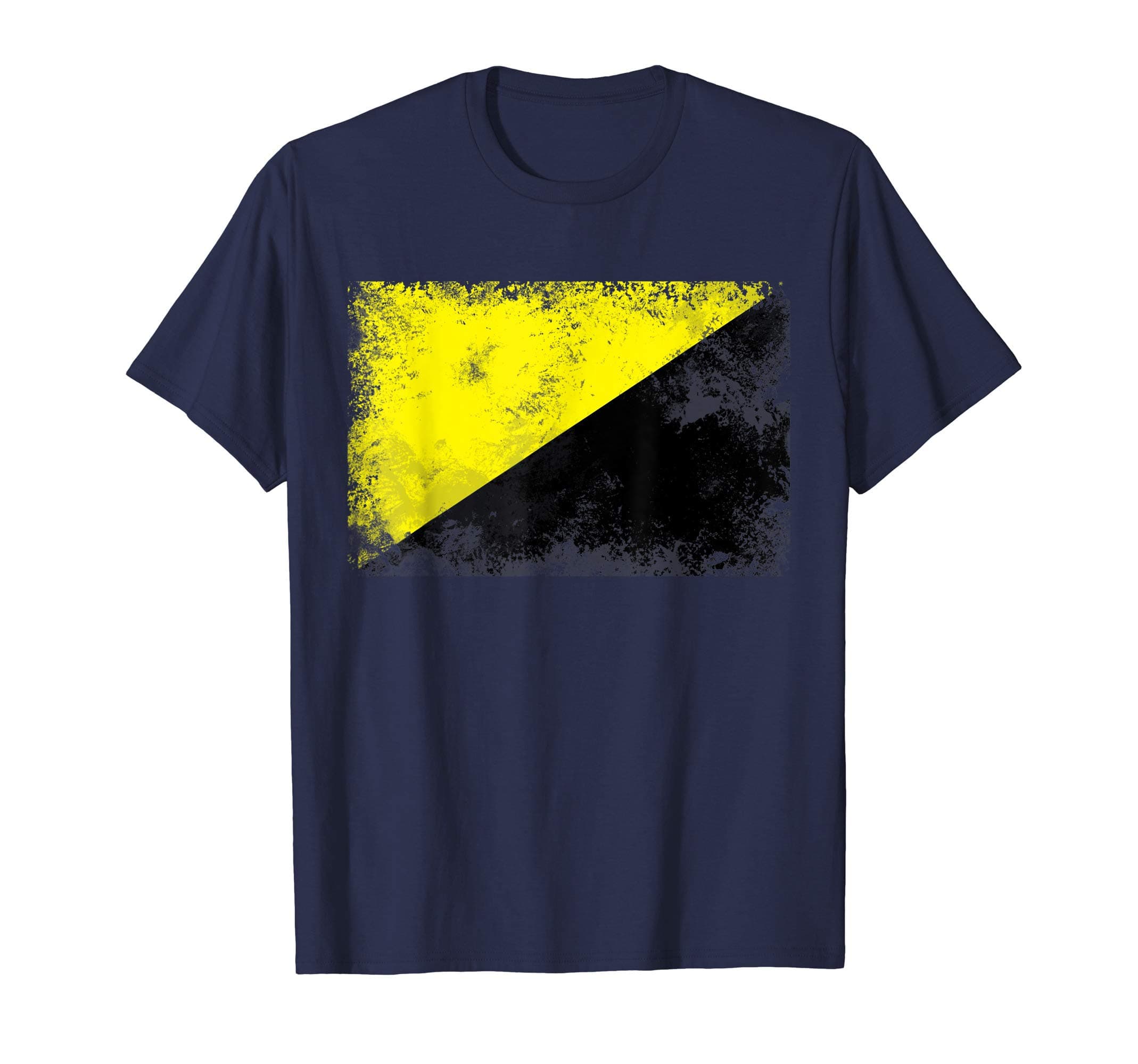 AnCap GearAnarcho Capitalist Distressed Flag Tee AnCap TShirt T-Shirt