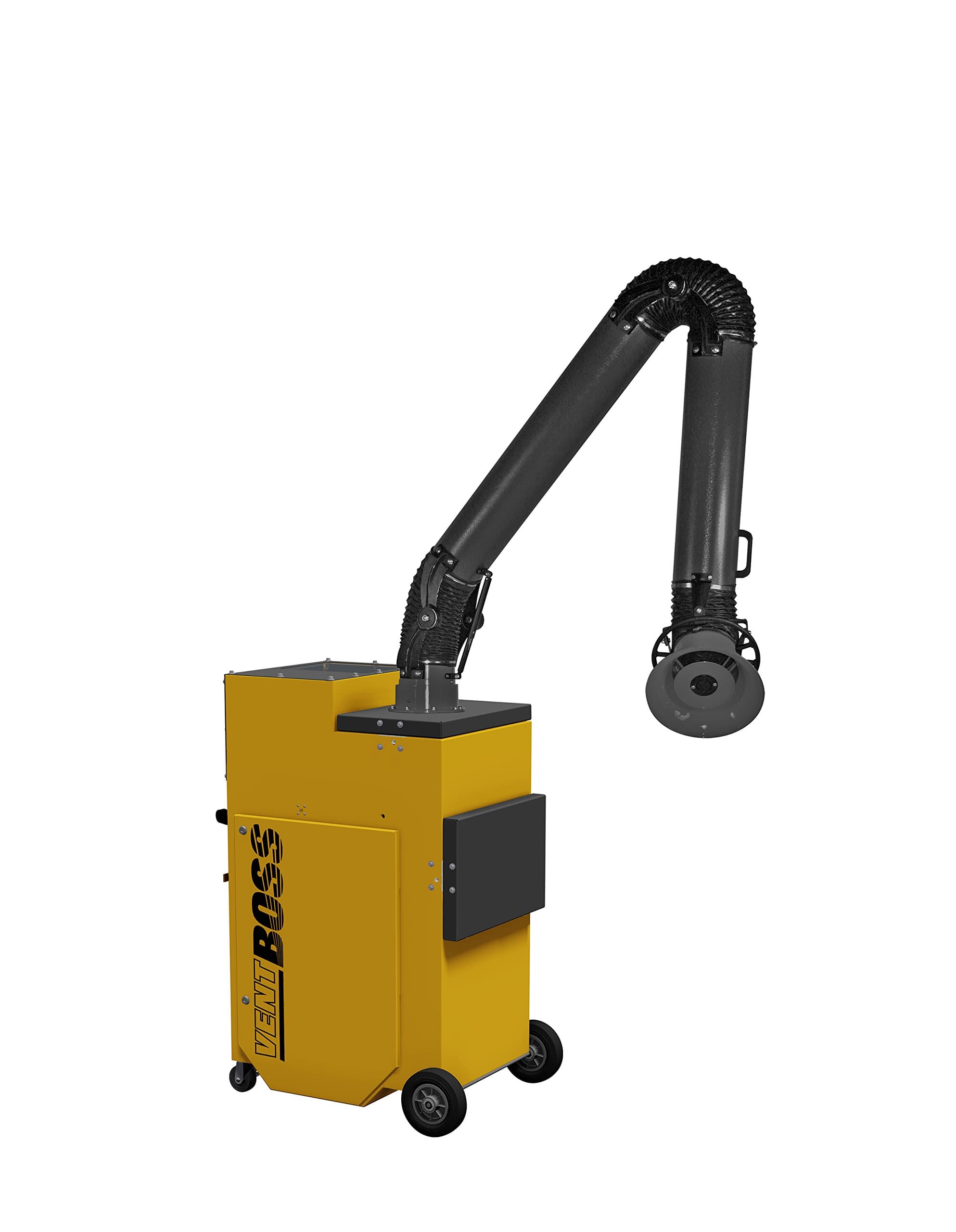 VentBoss S123/G123 Portable Weld Fume Extractor w/ (1) 8" x 14' Fume Arm, 1200 CFM