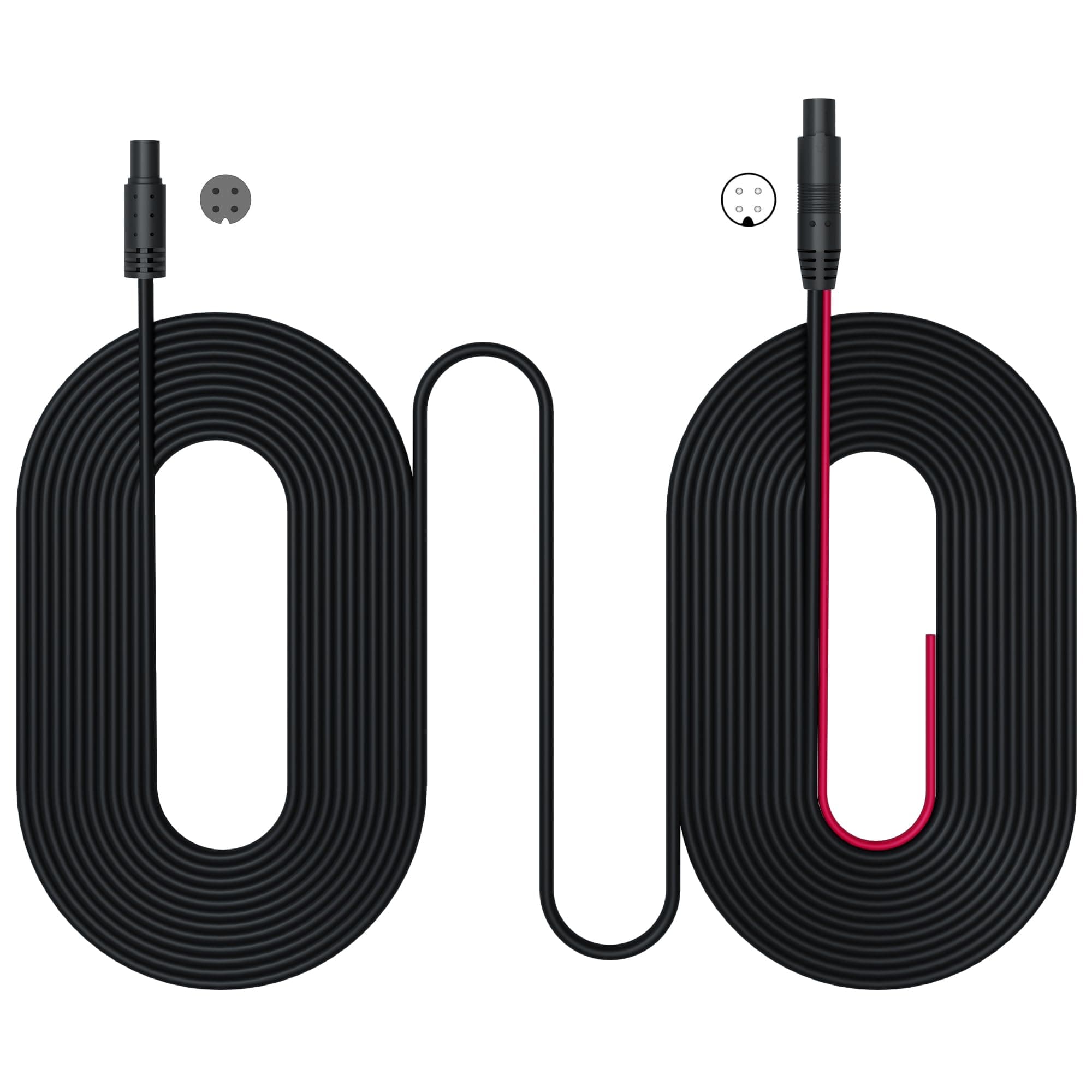 pelsee 4-pin 33ft Rear Cam Extension Cable, Dash Cam Rearview Backup Camera Extension Cord, Reverse Camera Extension Wire, Suitable for P12 Pro/S12 Pro/P12 Plus/P10 Plus/P2 Trio/P1 Duo/P3