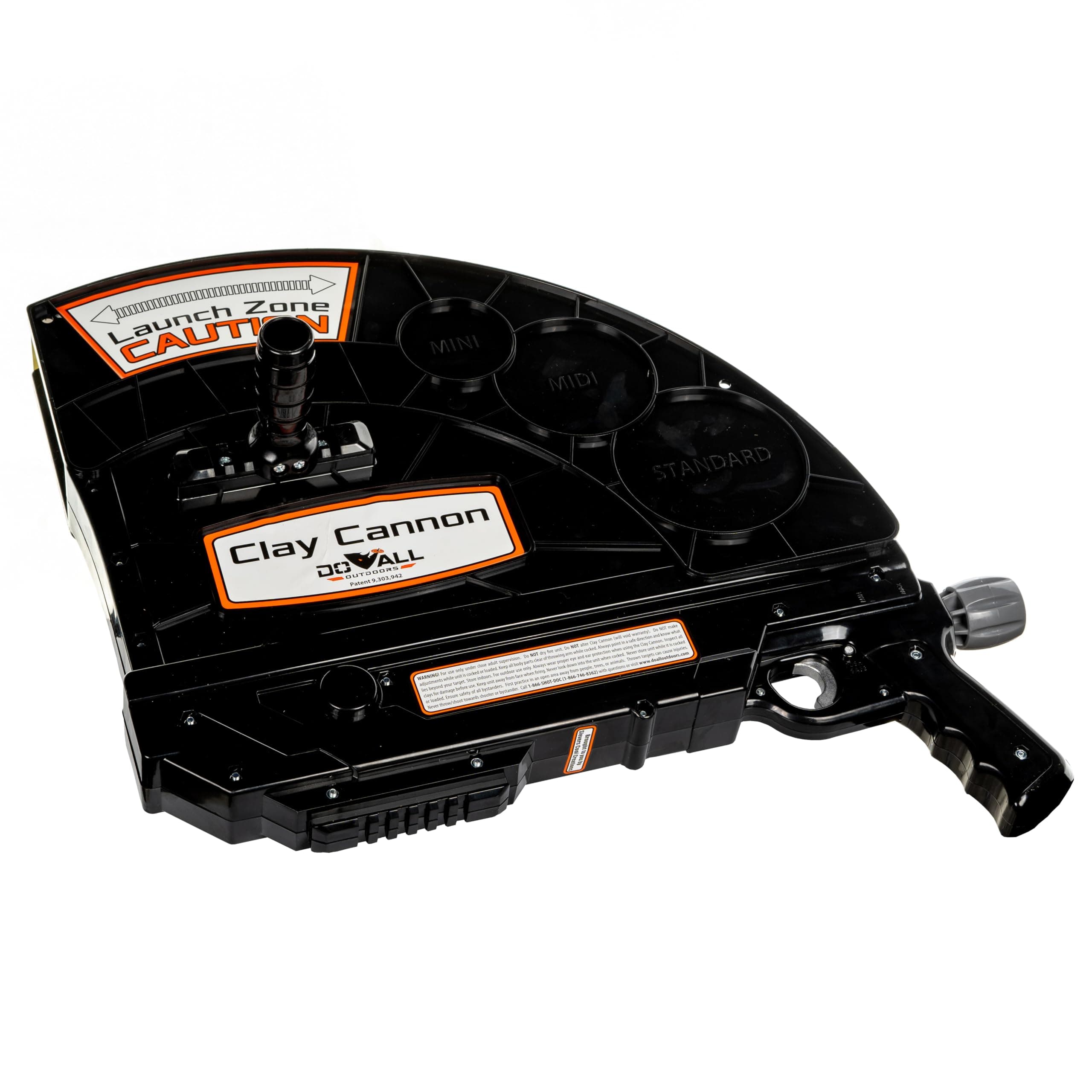 Do-All Outdoors Do All Clay Cannon Handheld Ambidextrous Clay Pigeon Thrower