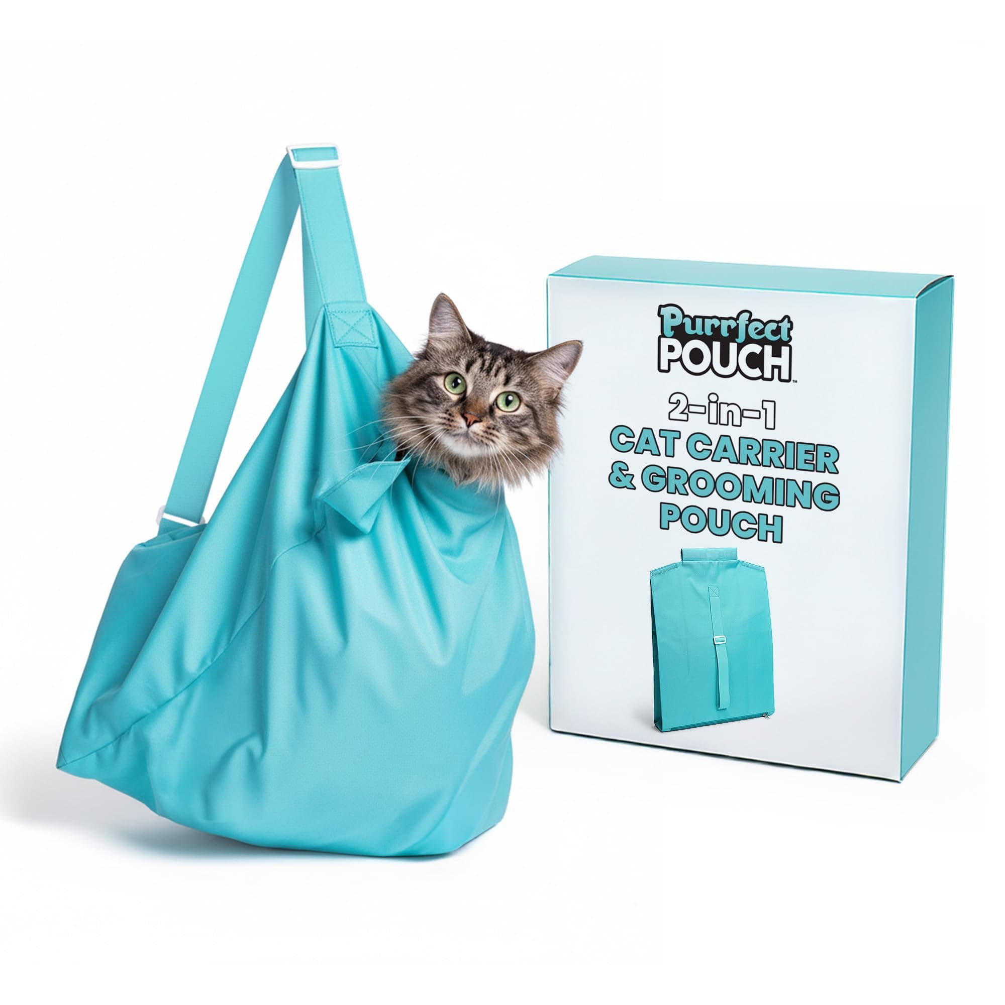 PurrFect Pouch The Original AS SEEN ON TV. Comfy Soothing Cat Carrier