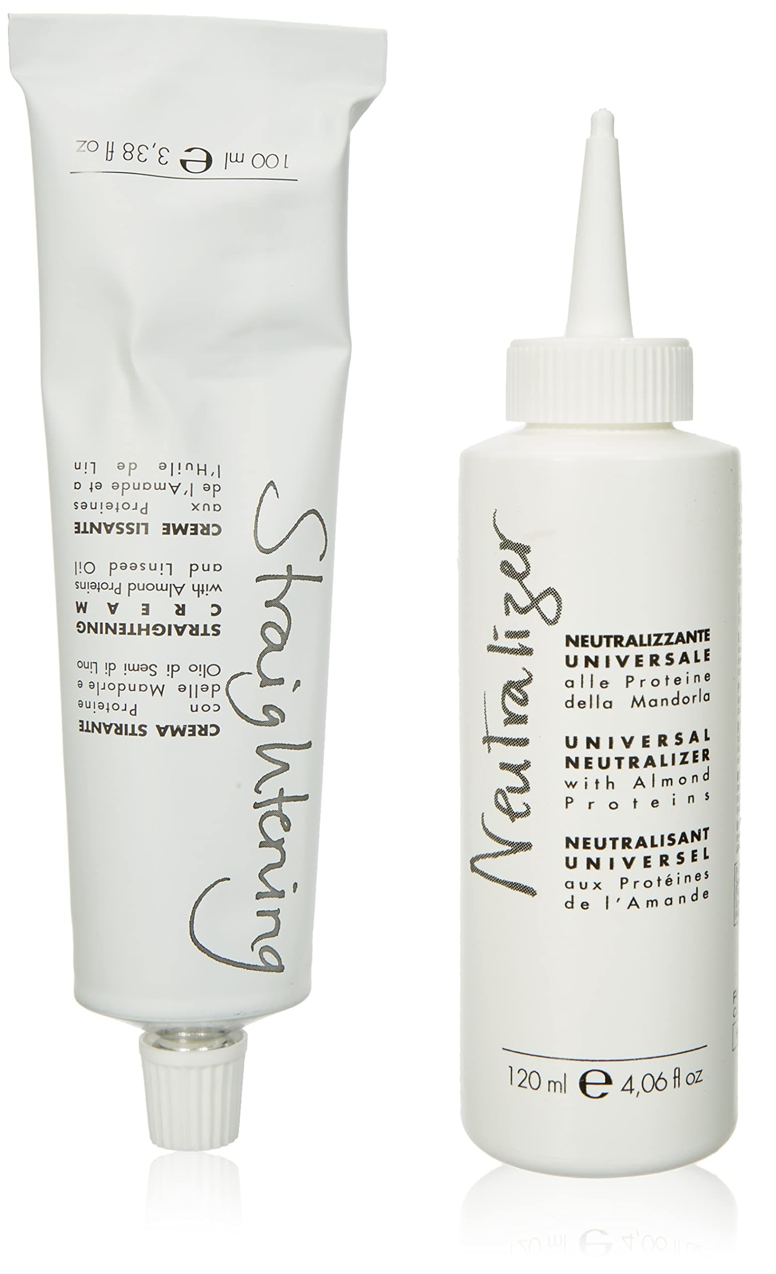 Straightening Cream + Universal Neutraliser - Smoothing Cream without Soda and Firmer, 220 ml