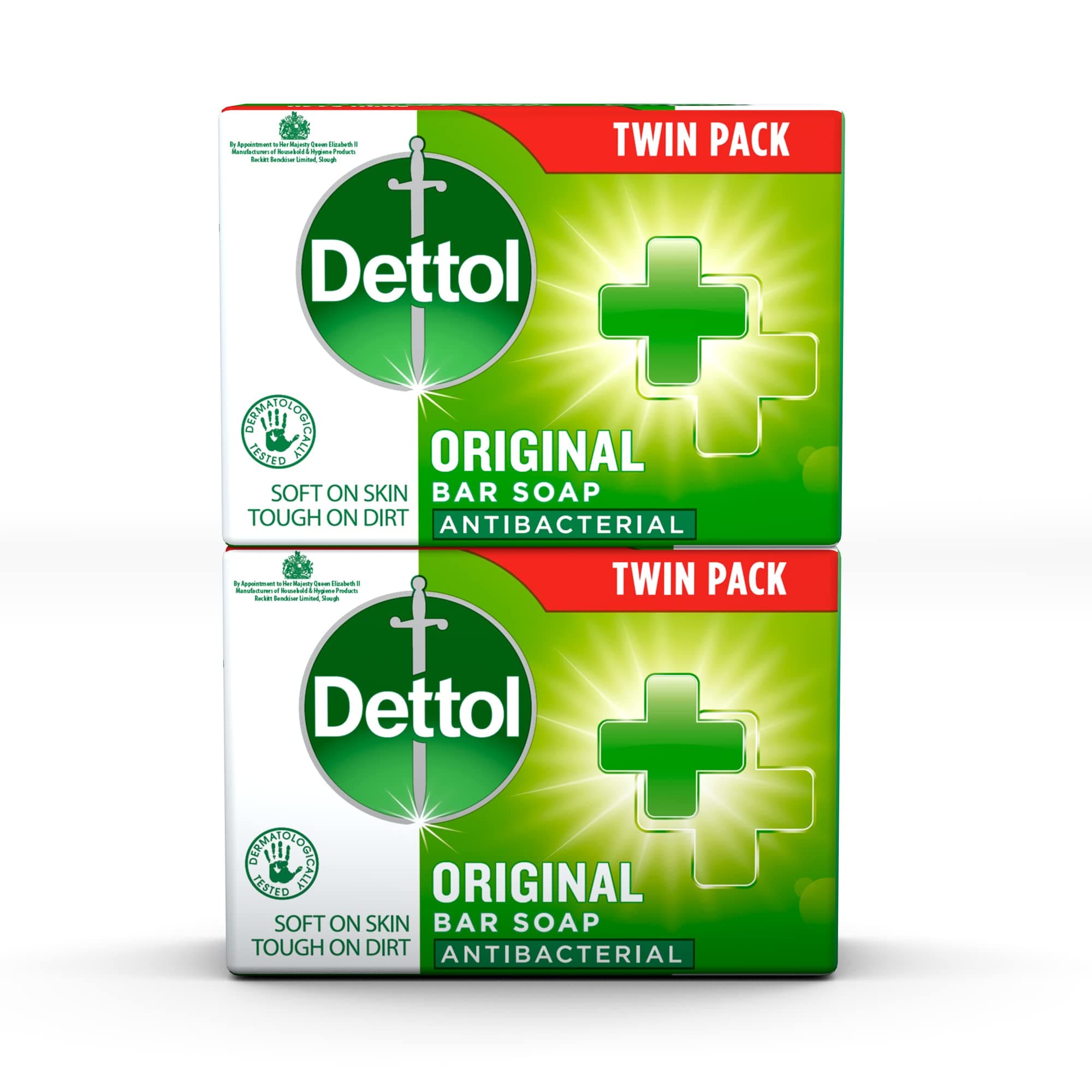 Dettol Soap 100g, 2 (Twin) Pack by Dettol