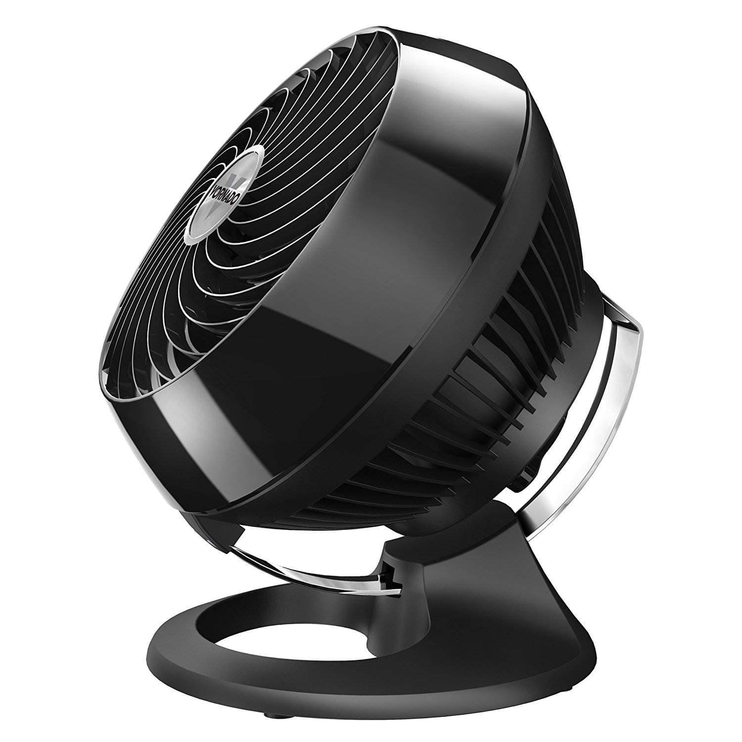 460 Whole Room Air Circulator, Small Fan with 3 Speeds, Adjustable Tilt, Easy to Clean, Moves Air 70 Feet, Quiet Fan for Home, Office, Bedroom, Black