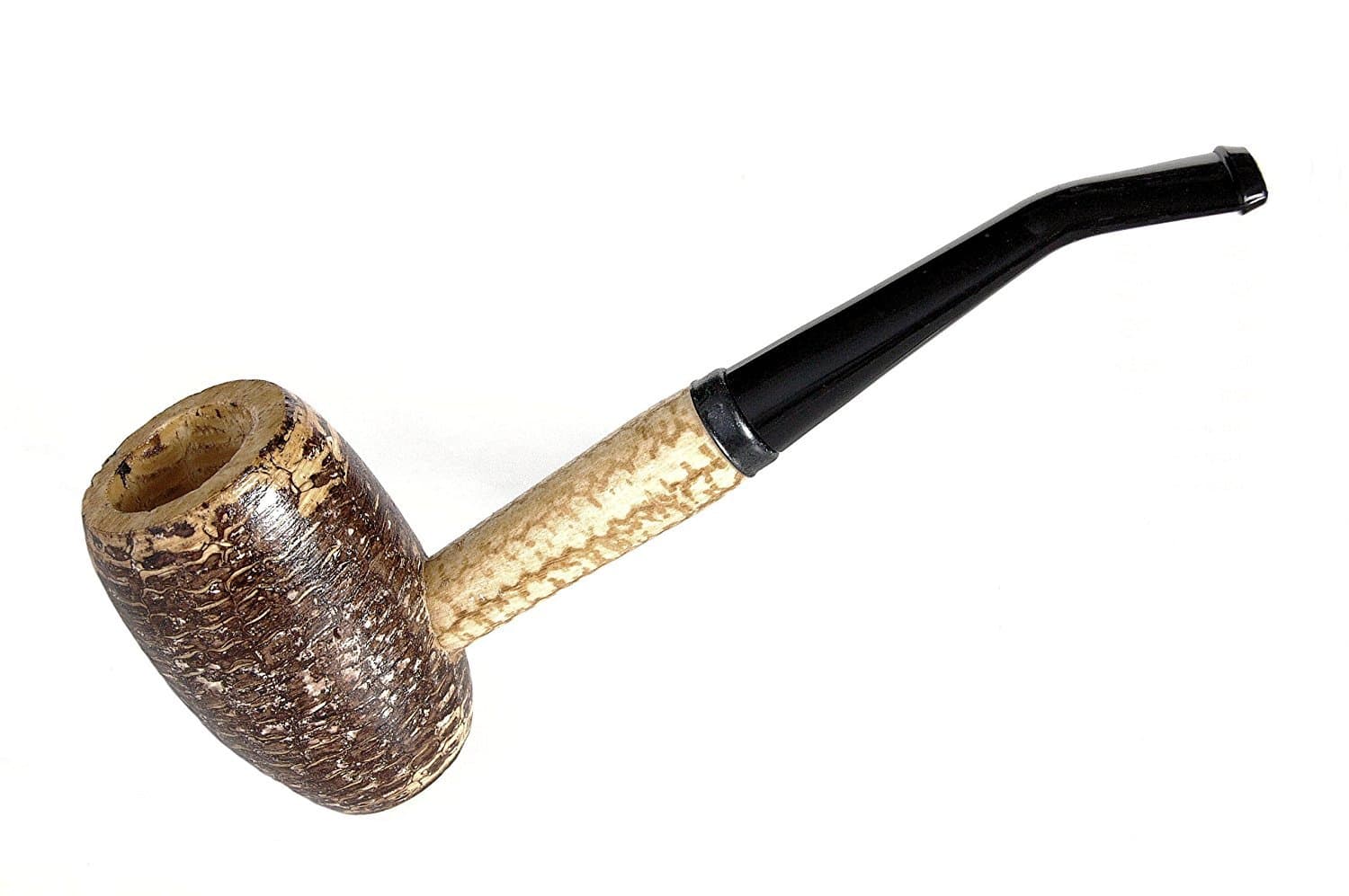 Missouri Meerschaum Little Land Gentleman Corn Cob Tobacco Pipe Curved