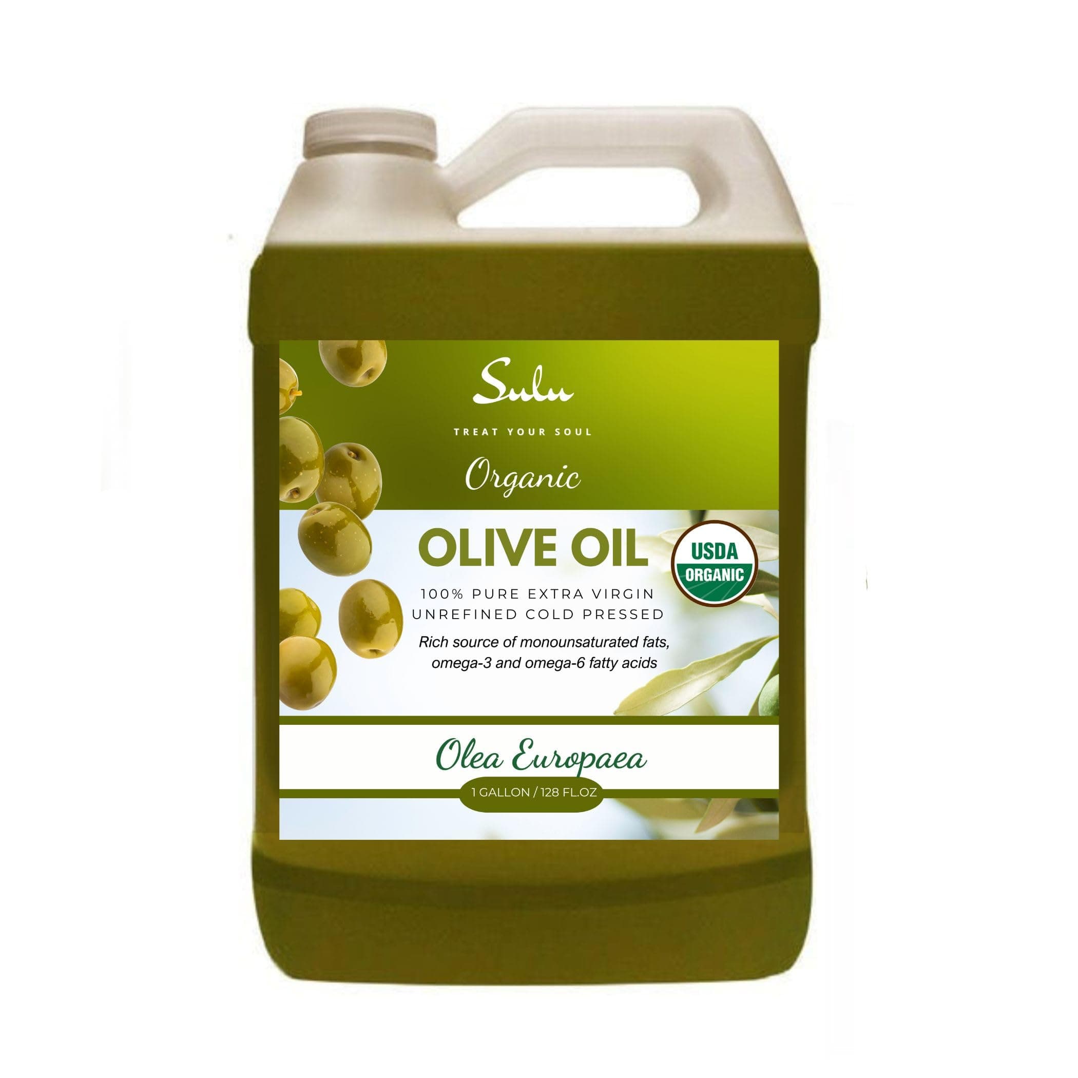 USDA Organic Extra Virgin Cold Pressed Olive Oil (1 Gallon/128 fl.oz)