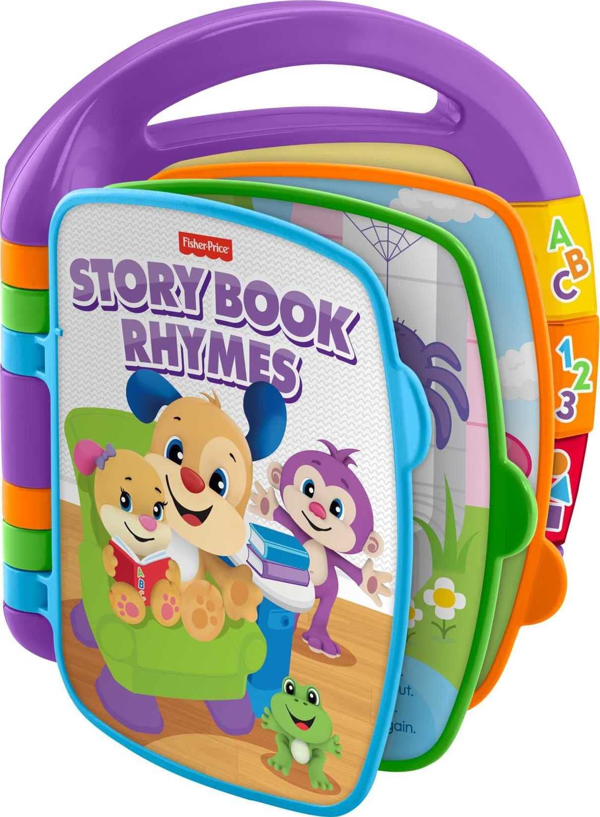 Baby Learning Toy Laugh & Learn Storybook Rhymes Musical Book with Lights & Sounds for Infants Ages 6+ Months