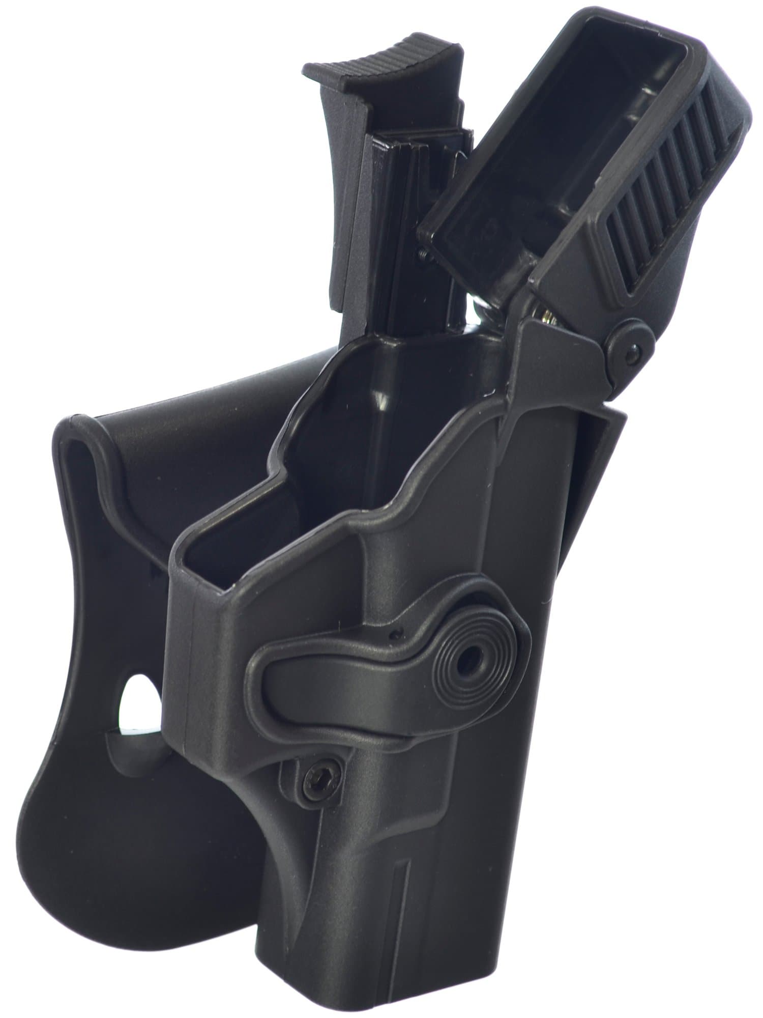 IMI Glock Gun Holster Polymer Roto Level-3 Retention Paddle For Glock 17/22/31 Gen 4 Compatible