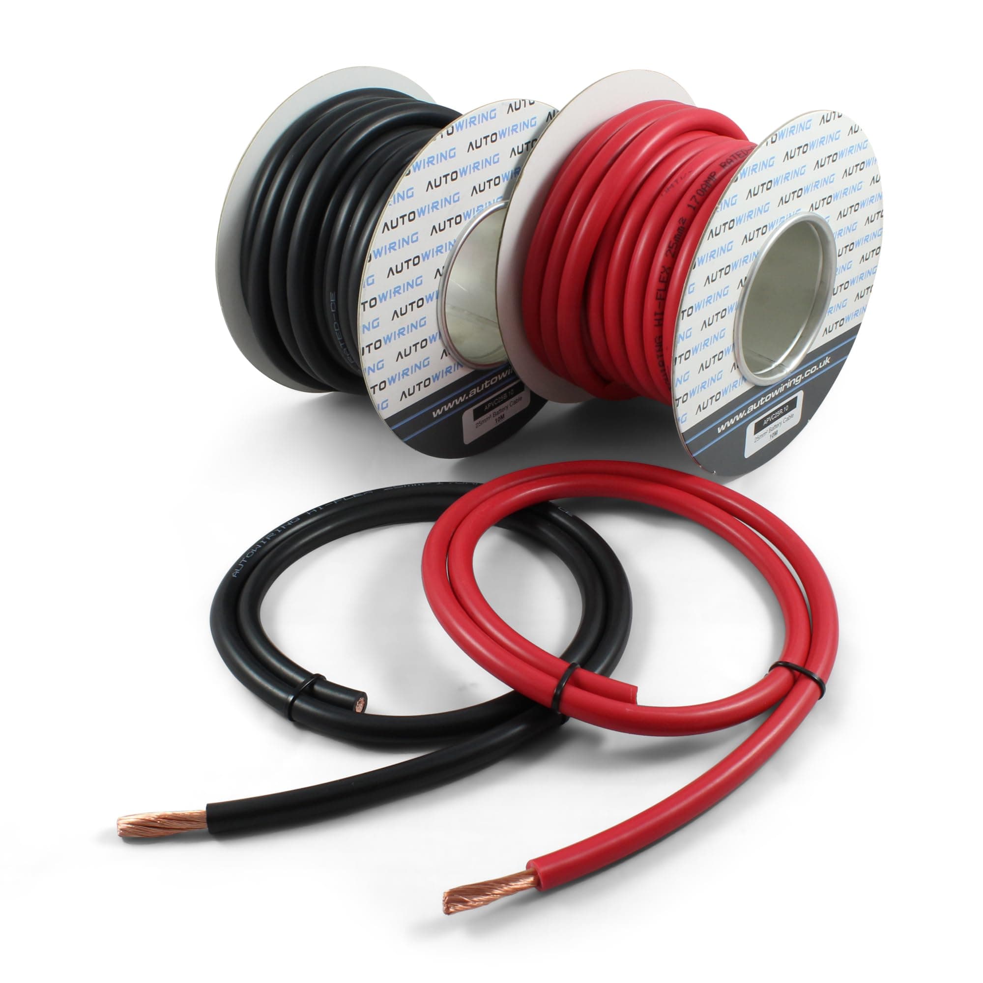 Automotive Hi-Flex 170 Amp 25mm² 4 AWG Battery/Starter/Inverter/Welding PVC Cable Wire (Red, 6 Metre)