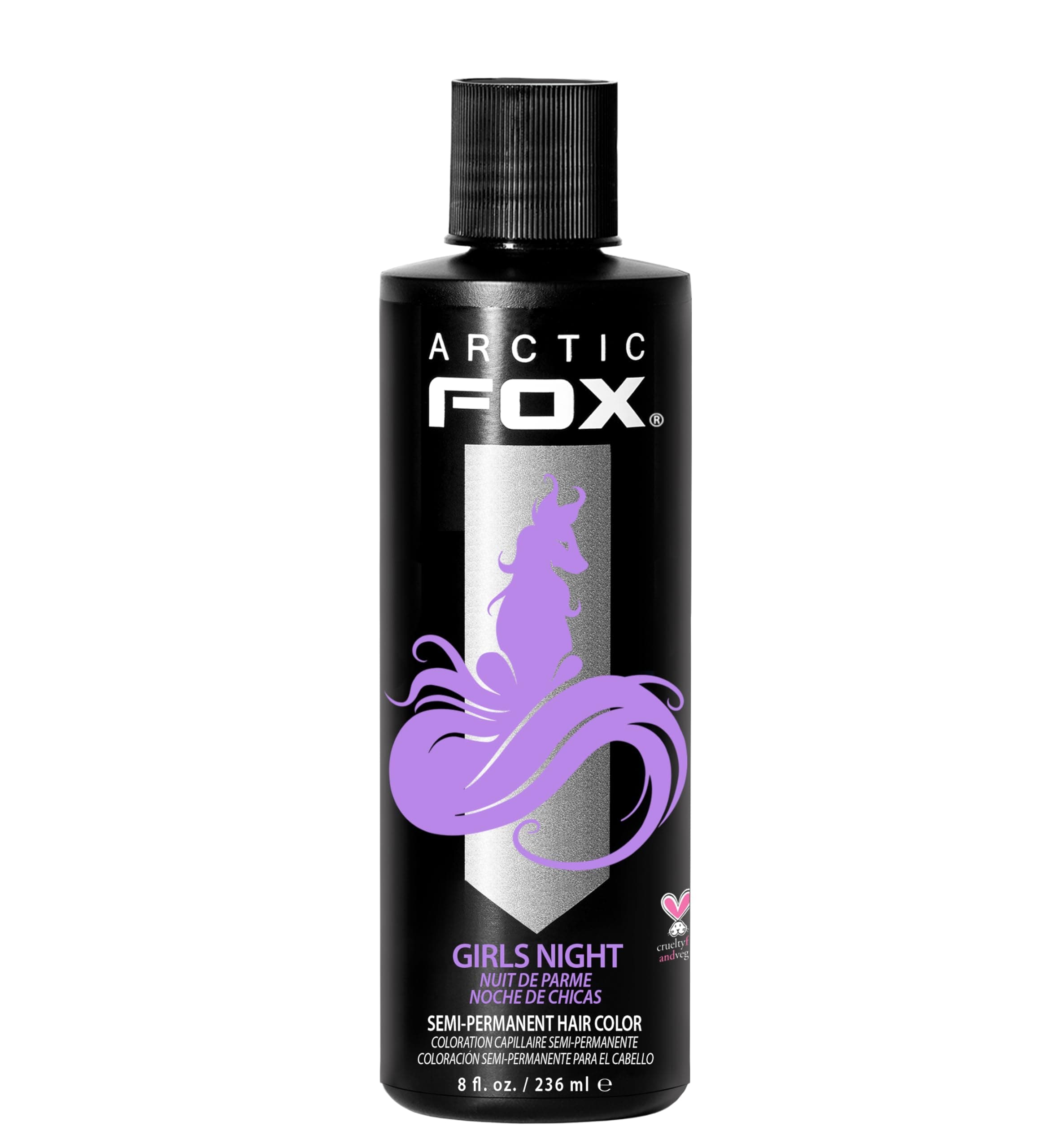 Vegan and Cruelty-Free Semi-Permanent Hair Color Dye (8 Fl Oz, GIRLS NIGHT)