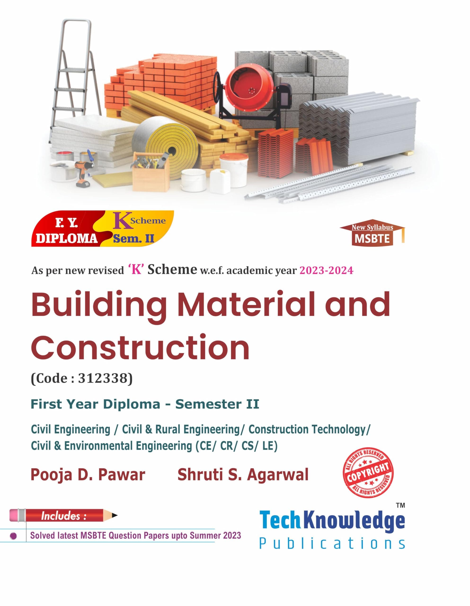 BUILDING MATERIAL AND CONSTRUCTION MSBTE Diploma Civil Engineering Group Sem 2