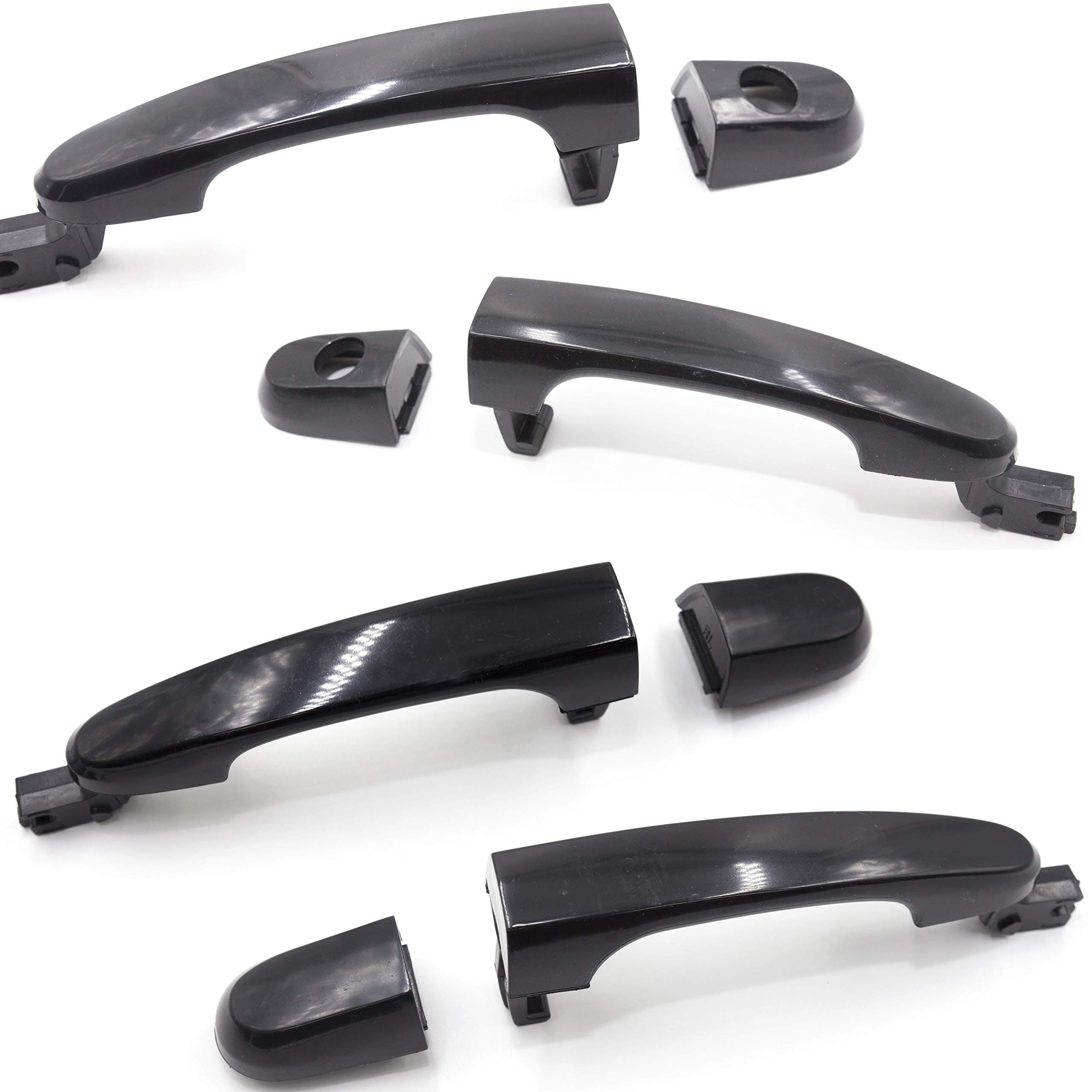 4Pcs Otois Exterior Door Handle Front Rear Left Right Set For Kia Sportage 2005 2010