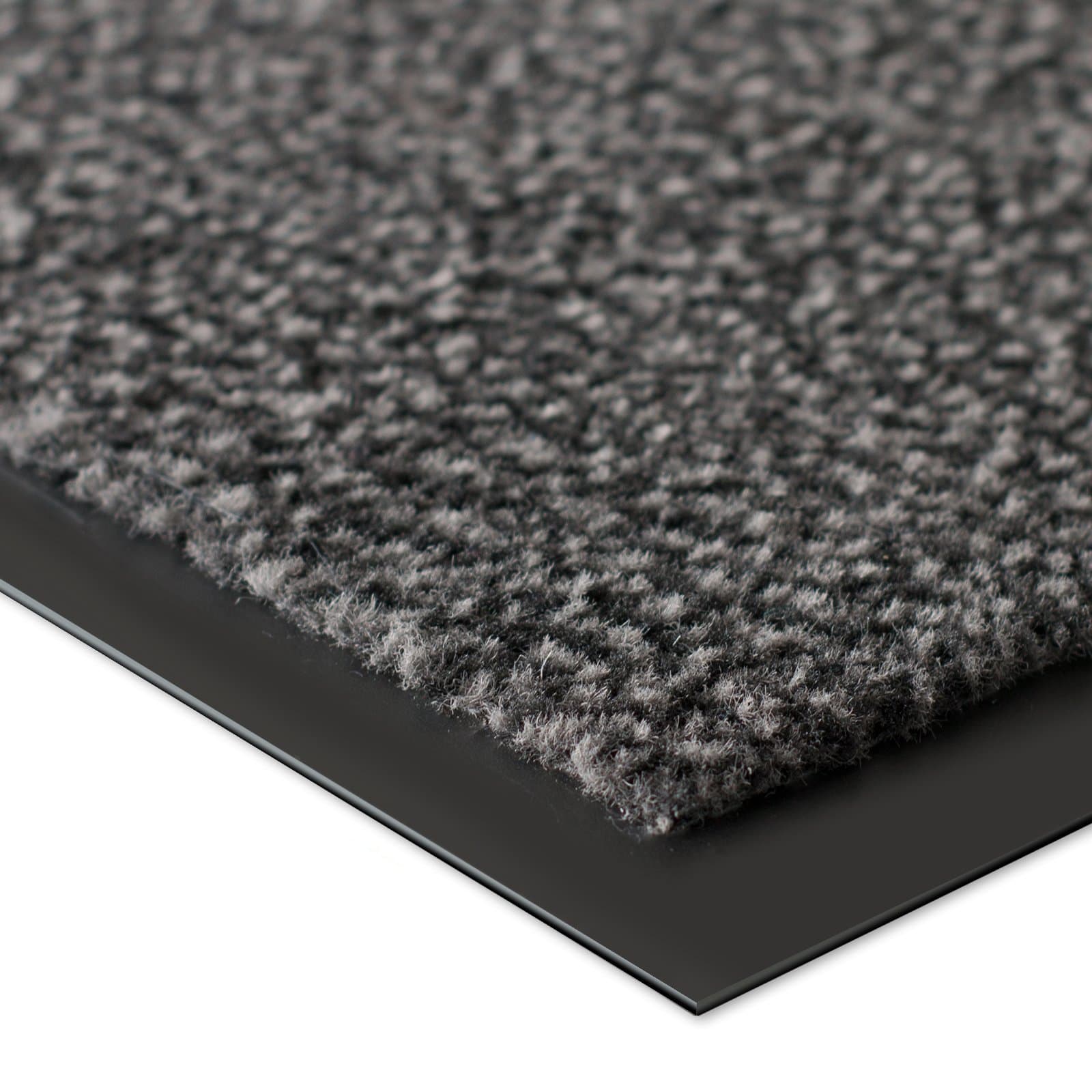 etm Dirt Trapper Door Mat - Barrier Mat | Indoor and Outdoor Mats for Front Door | Super Absorbent & Non-Slip Doormats | Anthracite/Mottled - 200x200cm