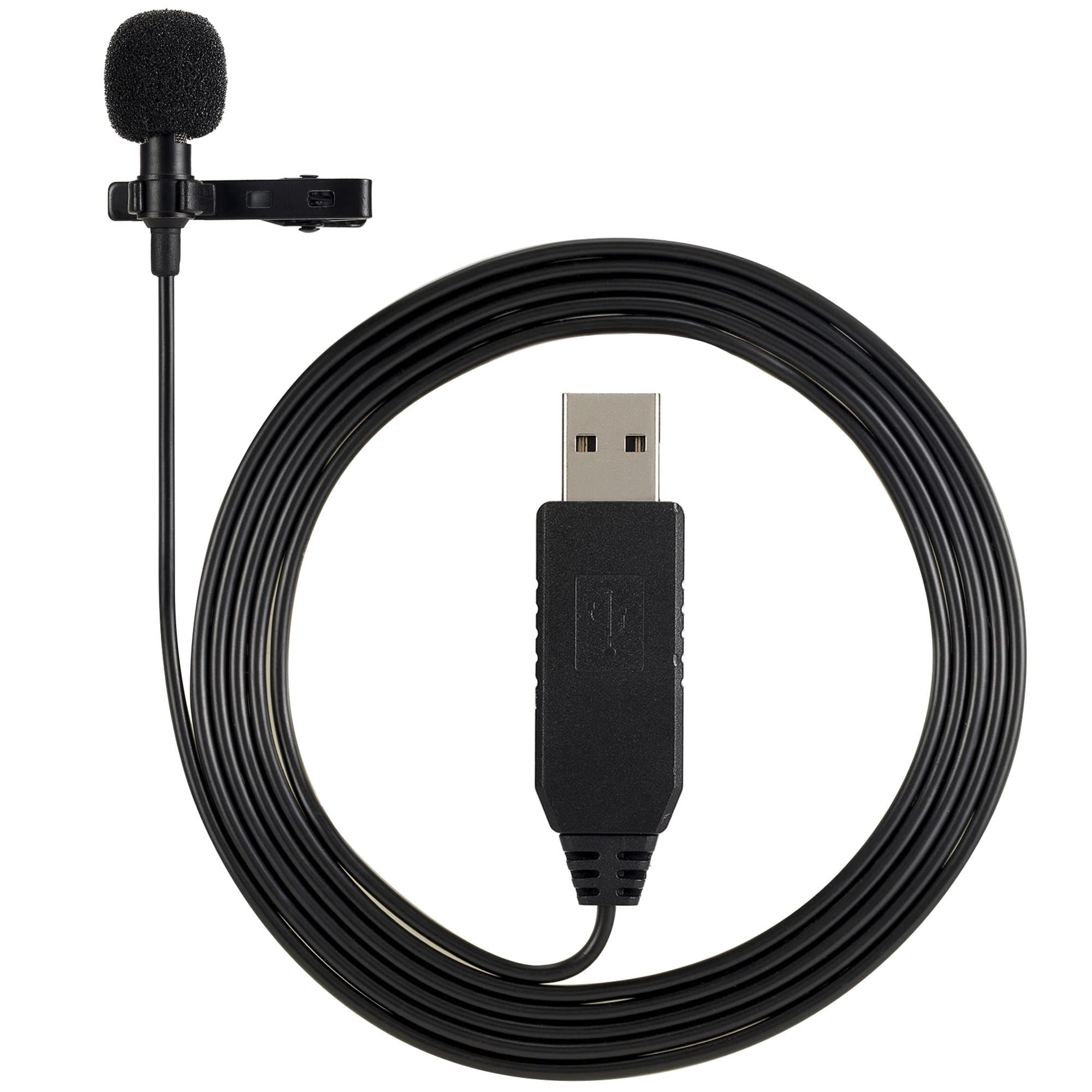USB Microphone, EFANTUR PC Microphone Omnidirectional Condenser Lavalier Lapel External Microphone Clip on Mic for Podcast Youtube Skype MSN Online Interviews Audio Recording, Plug and Play PC MAC Laptop Macbook