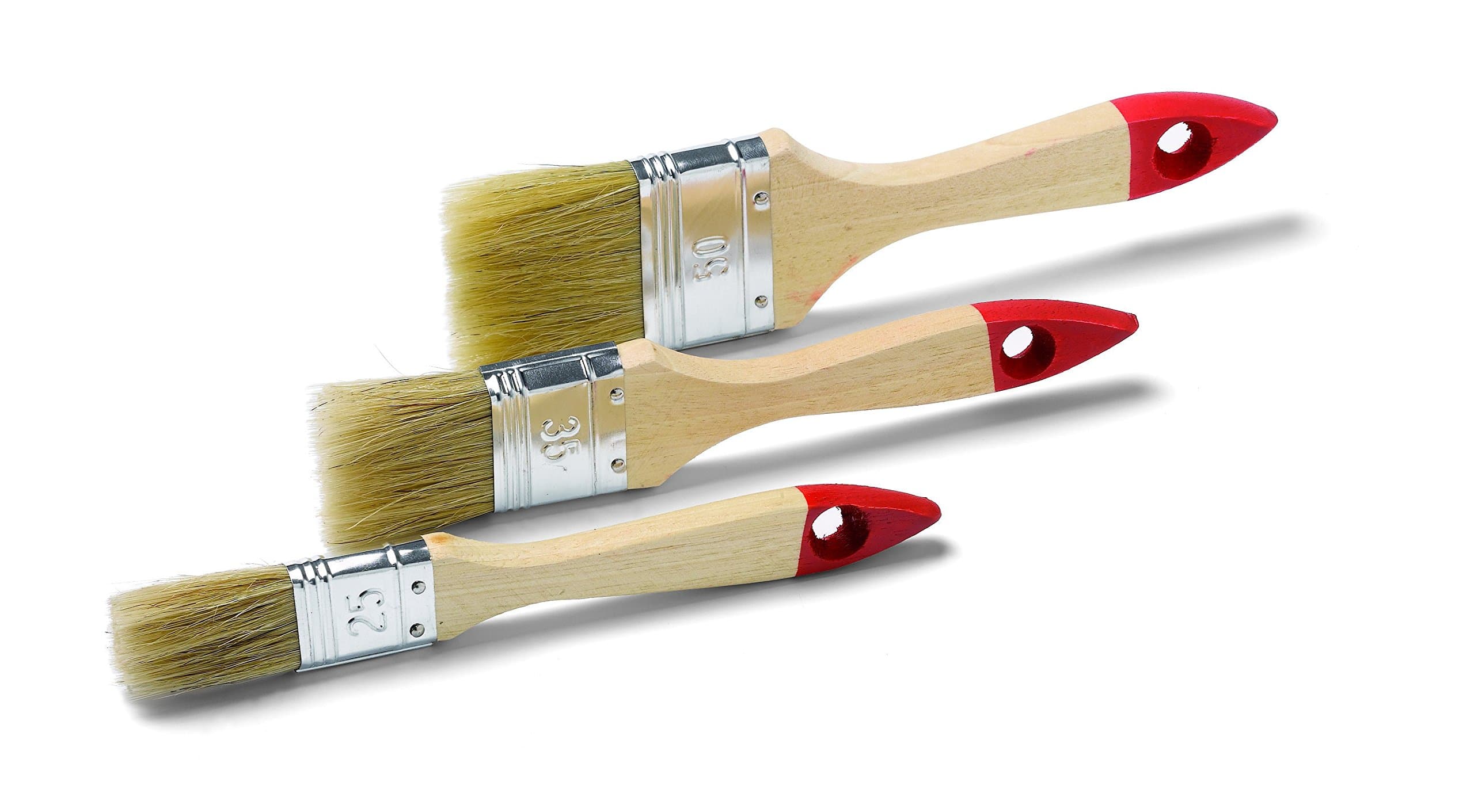 Schuller Set of 25, 35 – 60 mm, Set of 3 Flat Brushes, Pack of 1, 70395