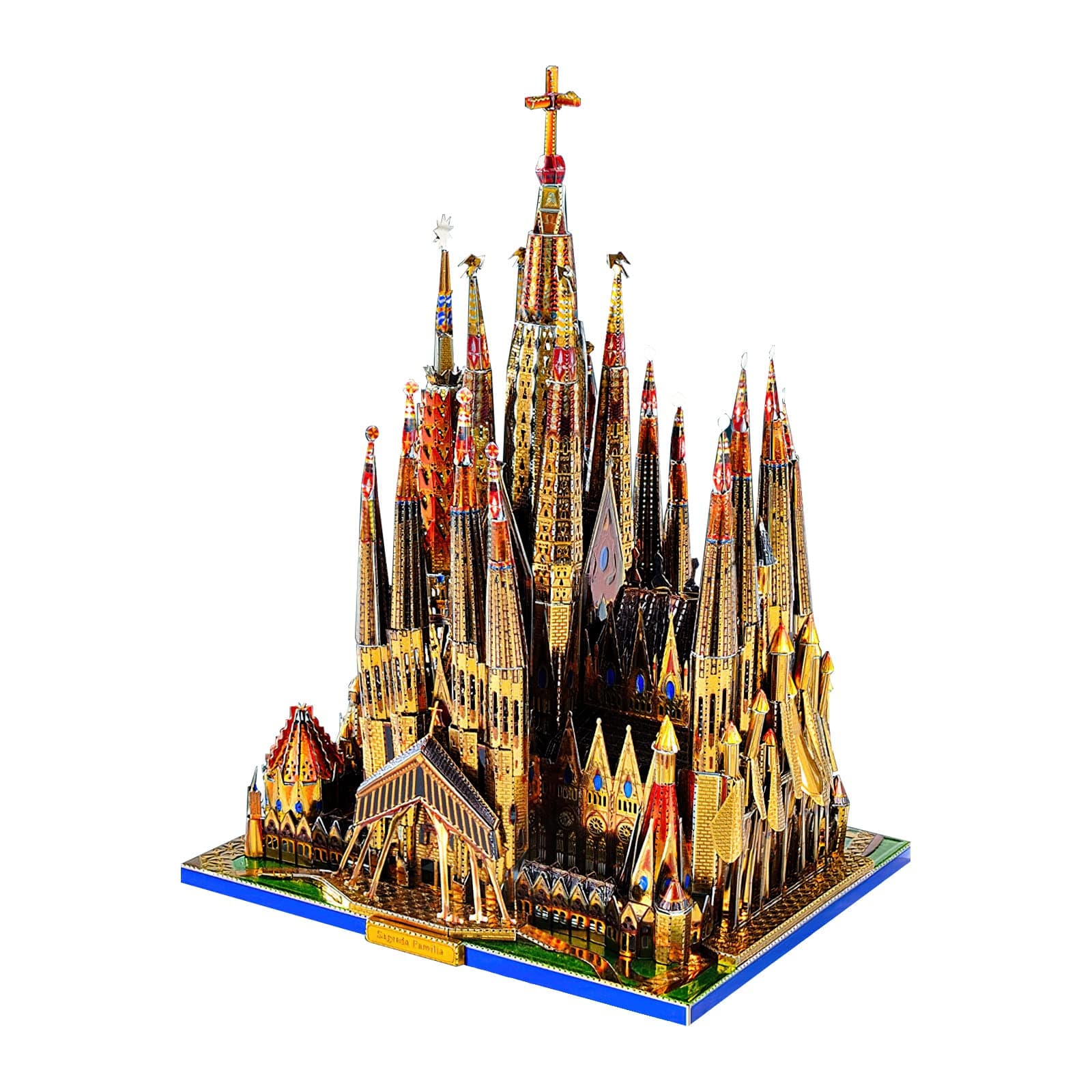 Microworld 3D Metal Puzzle, Sagrada Familia Cathedral Architecture Metal Model Kits, 3D Puzzles for Adults DIY Building Model Brain Teaser Toys for Teens