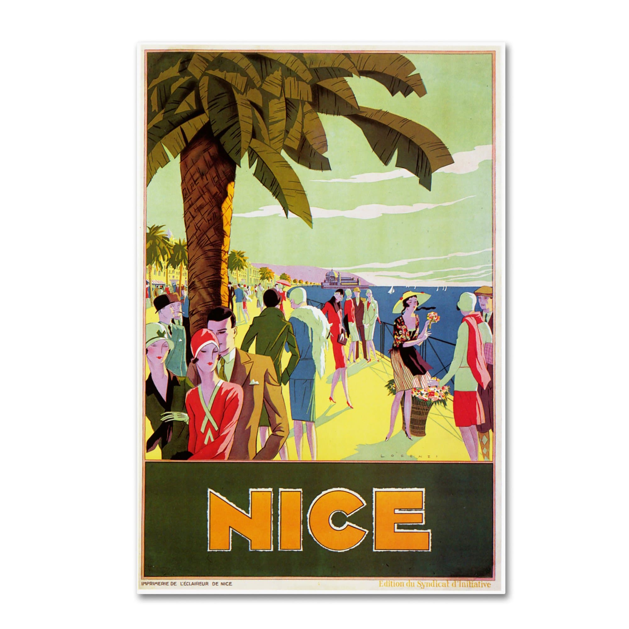 France Nice by Vintage Apple Collection, 30x47-Inch
