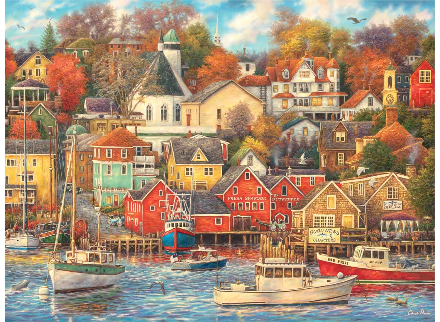 Anatolian Puzzle - Good Times Harbour, 4000 Piece Jigsaw Puzzle, #5201