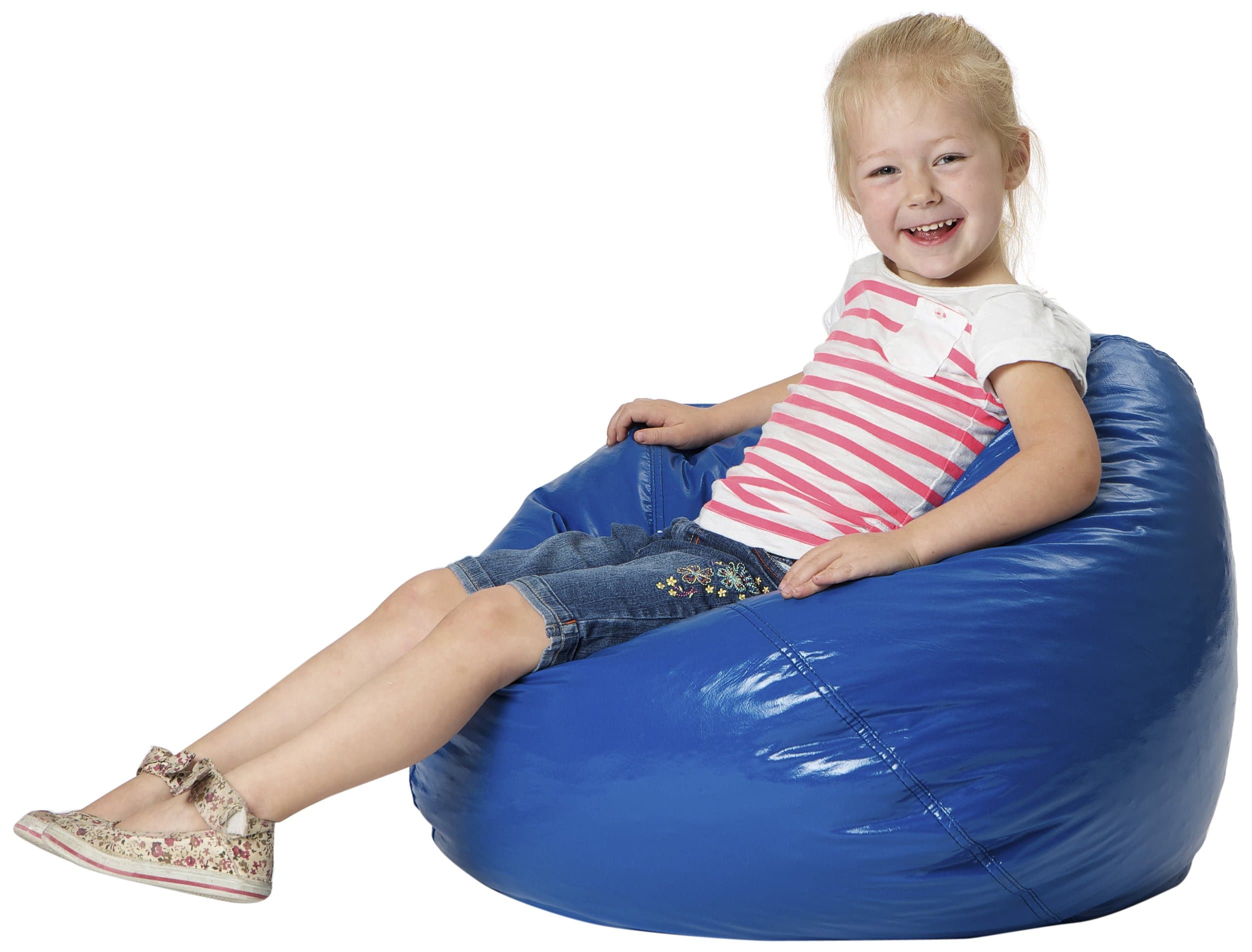 Jack and Jill Bean Bag Lounge Chair, Royal Blue