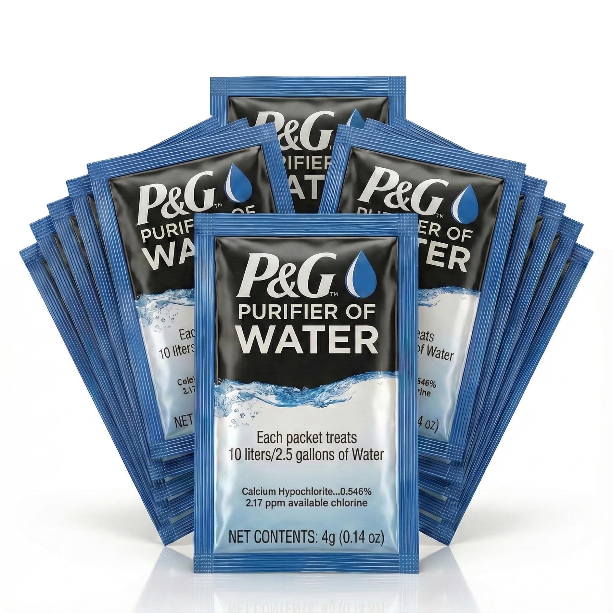 P&G Purifier of Water Portable Water Purifier Packets (12 Packets)