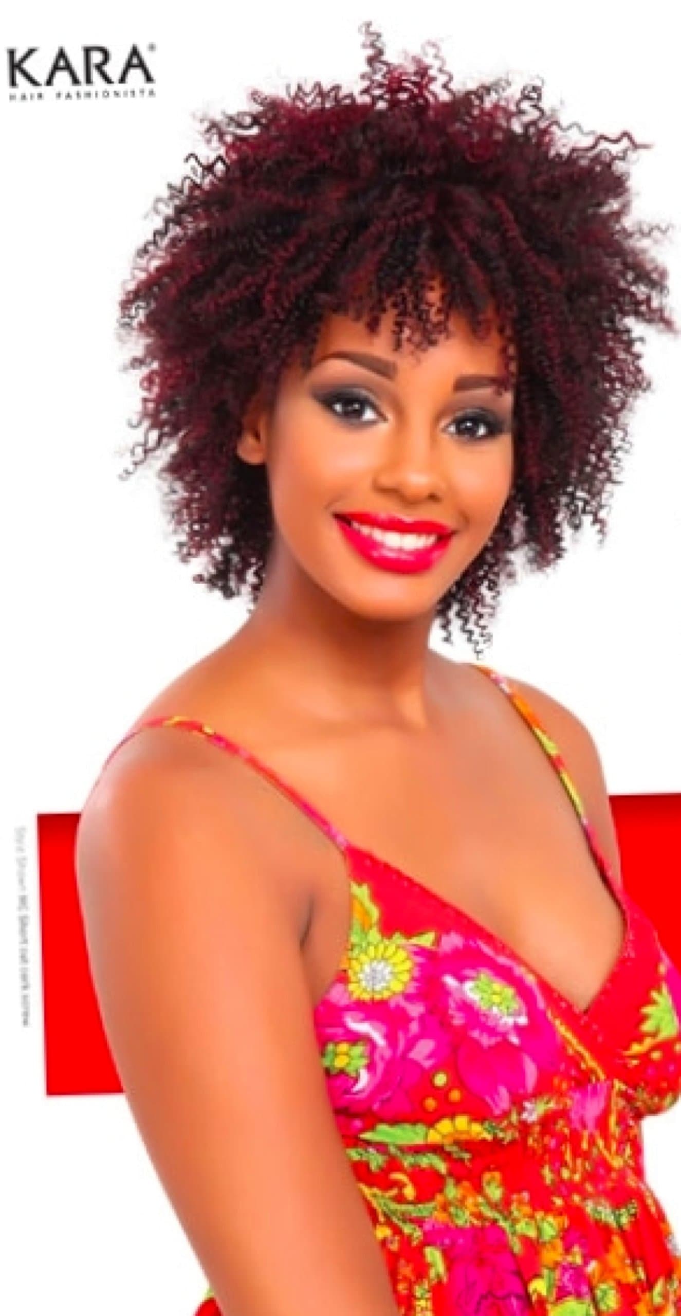 MC Michelle Super Curly Hair Extension Human Hair Blend 5 Pcs Set (#1 Jet black)